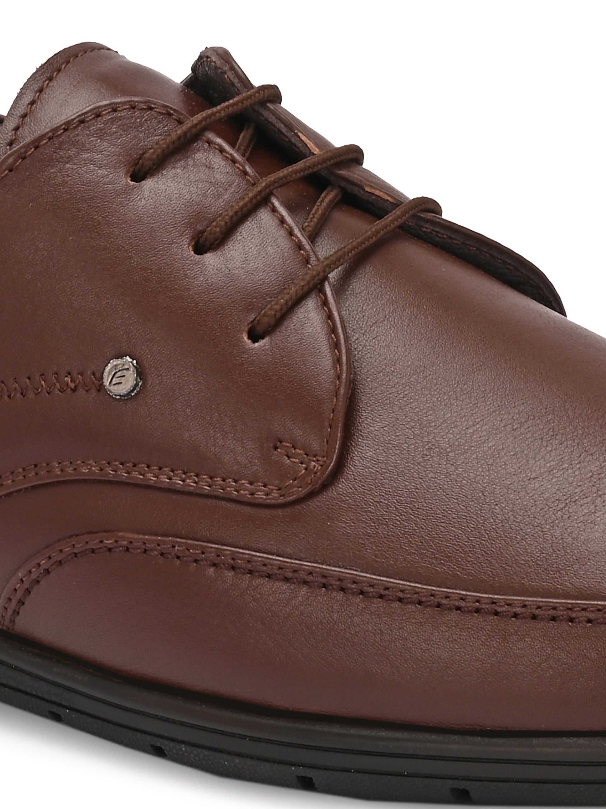 Egoss Casual Derby Lace Up Leather Shoes For Men