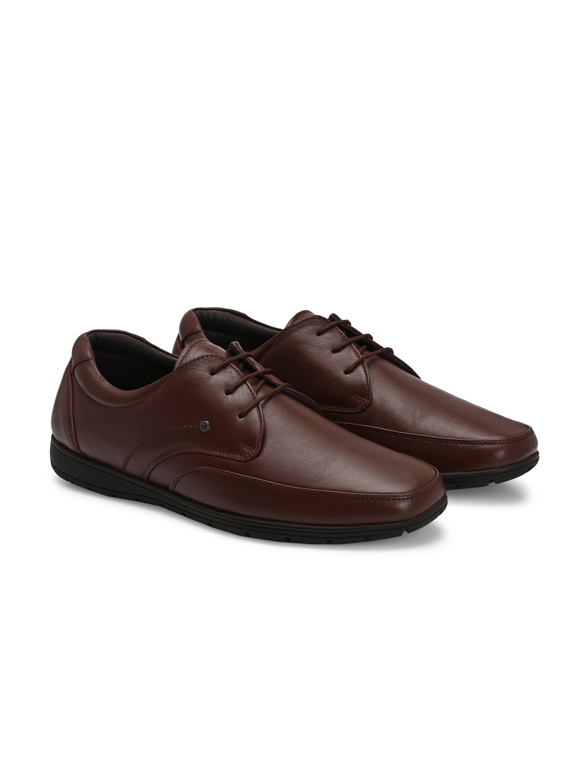Egoss Casual Derby Lace Up Leather Shoes For Men