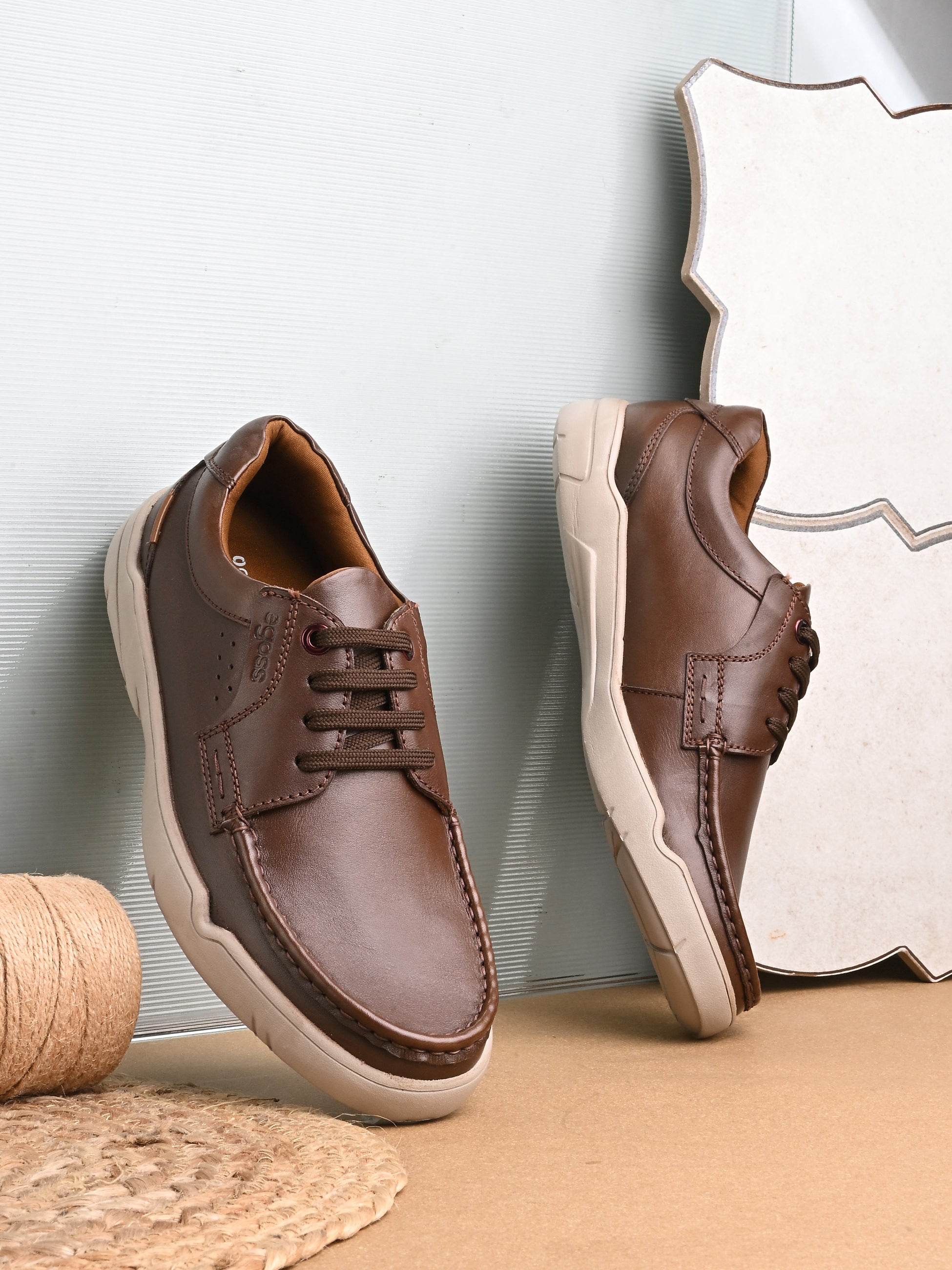 Moonwalk Lace-Up Sneakers by Aspeerio