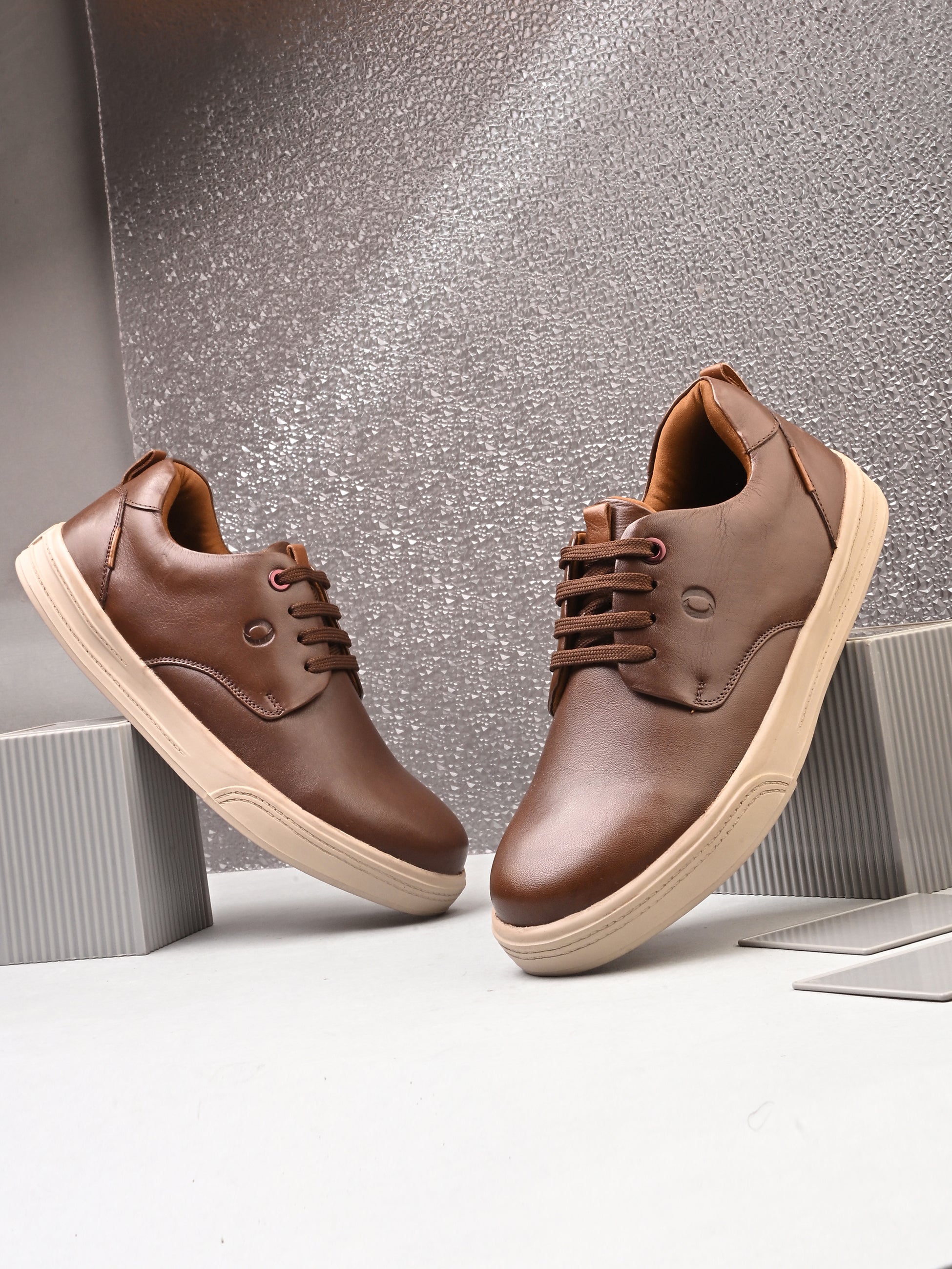 Moonwalk Lace-Up Sneakers by Aspeerio