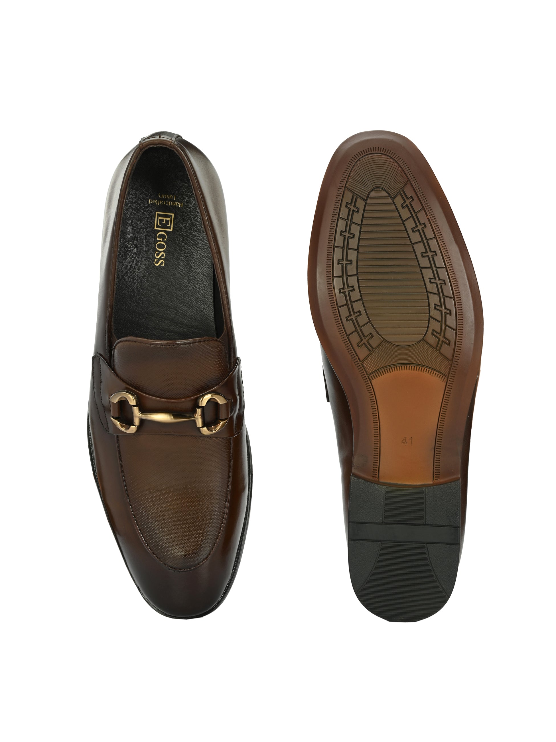 Egoss Buckled Loafers For Men