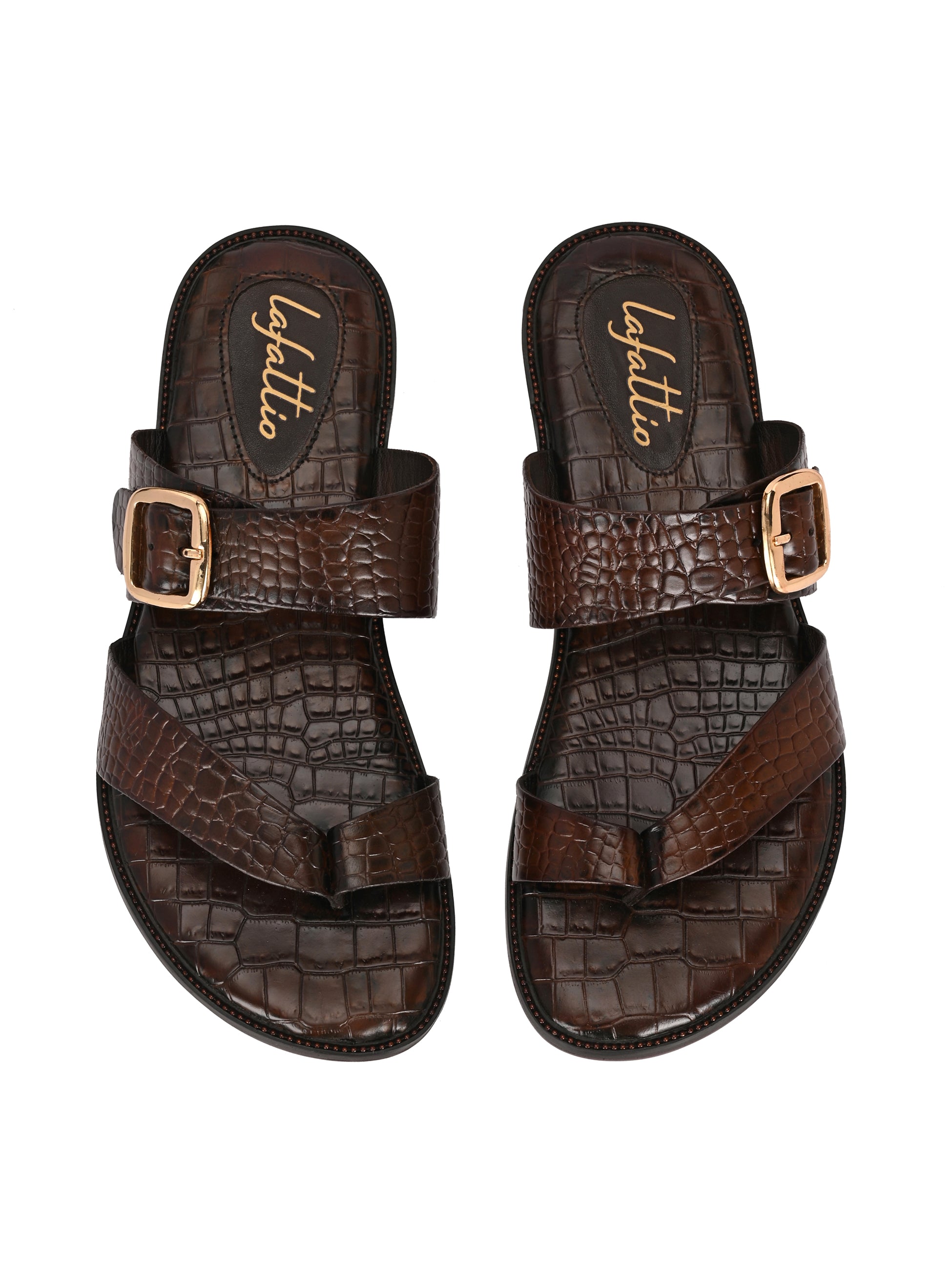 Ethnic Slippers For Men by Lafattio