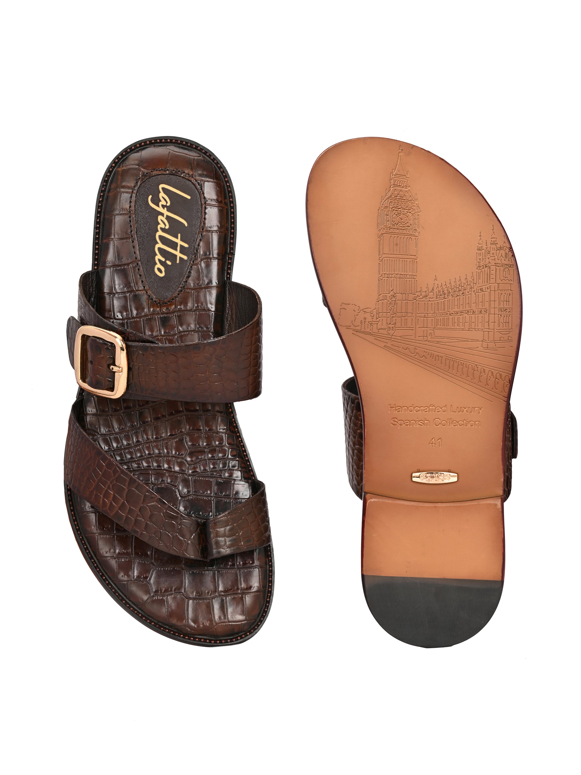 Ethnic Slippers For Men by Lafattio