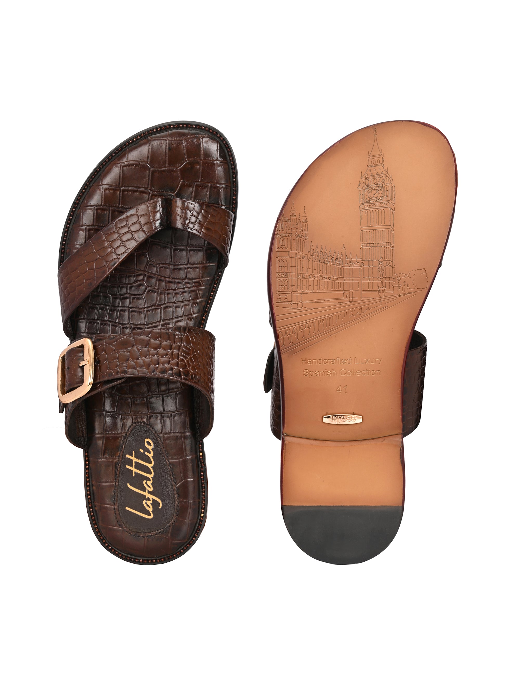 Ethnic Slippers For Men by Lafattio