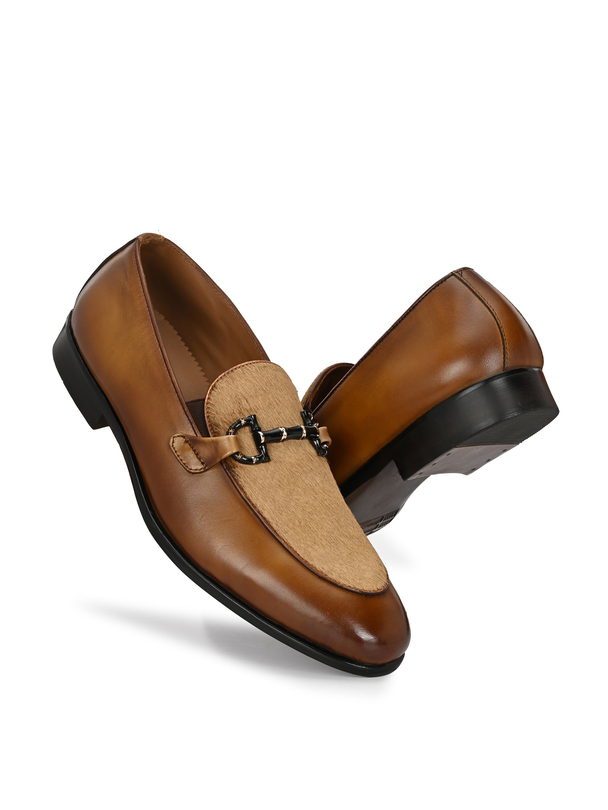 Stallion Buckled Loafers by Lafattio