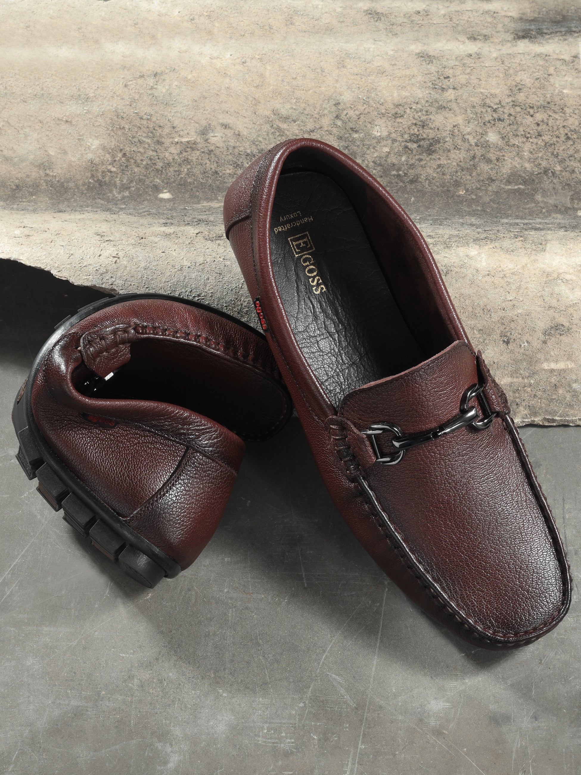 Egoss Casual Leather Loafers For Men