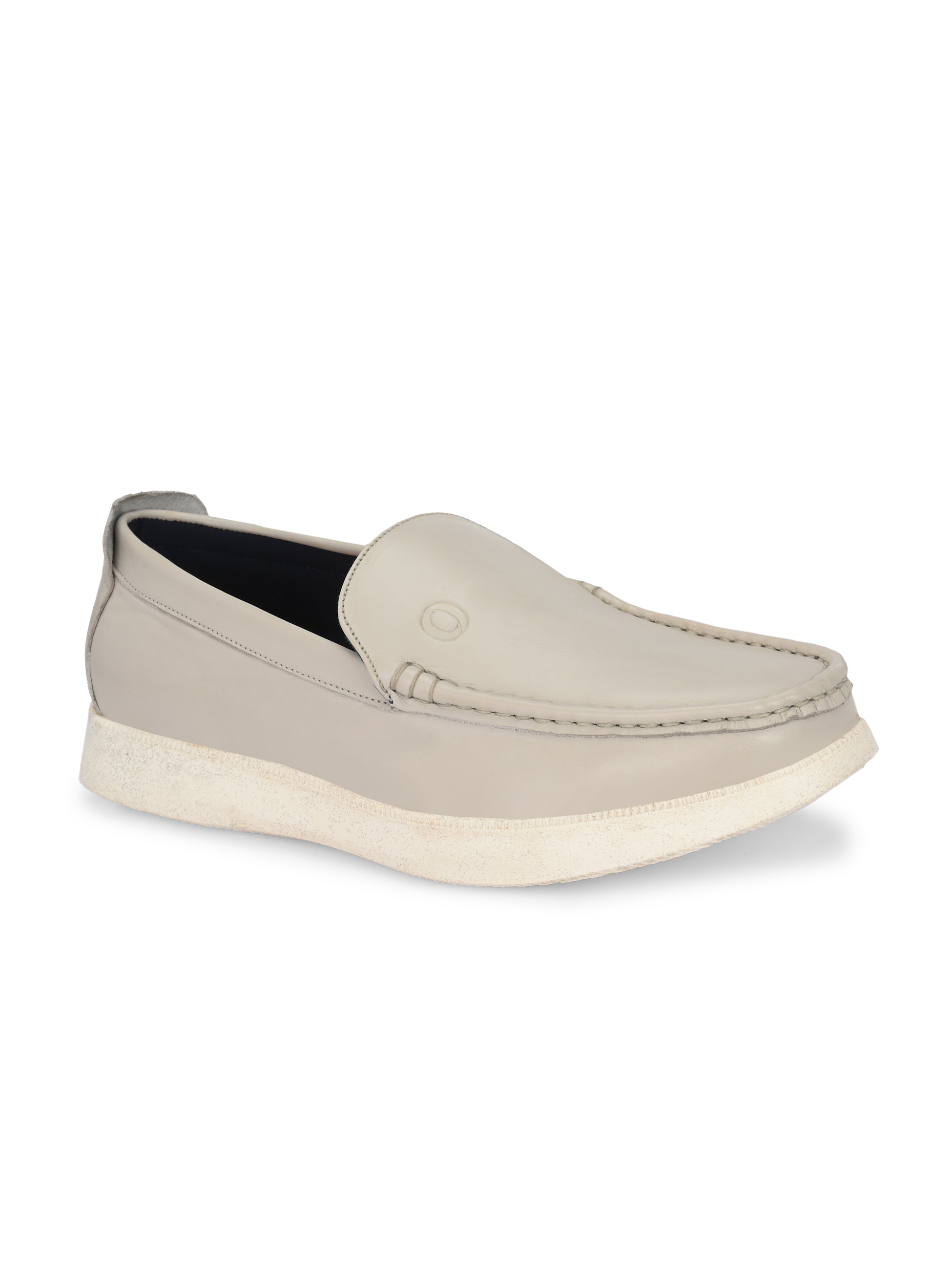 Egoss Gold Slip-On Sneakers For Men