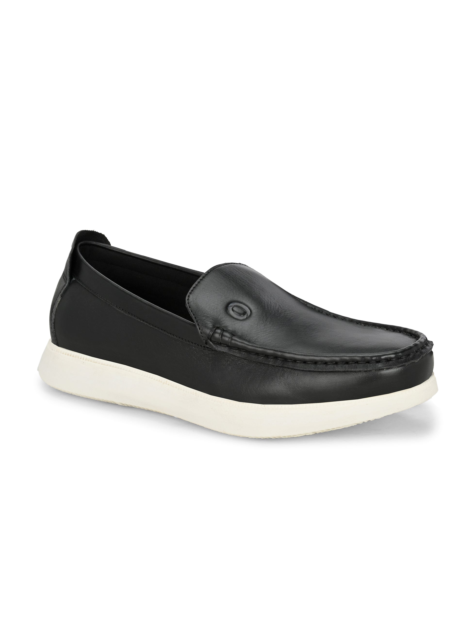 Egoss Gold Slip-On Sneakers For Men