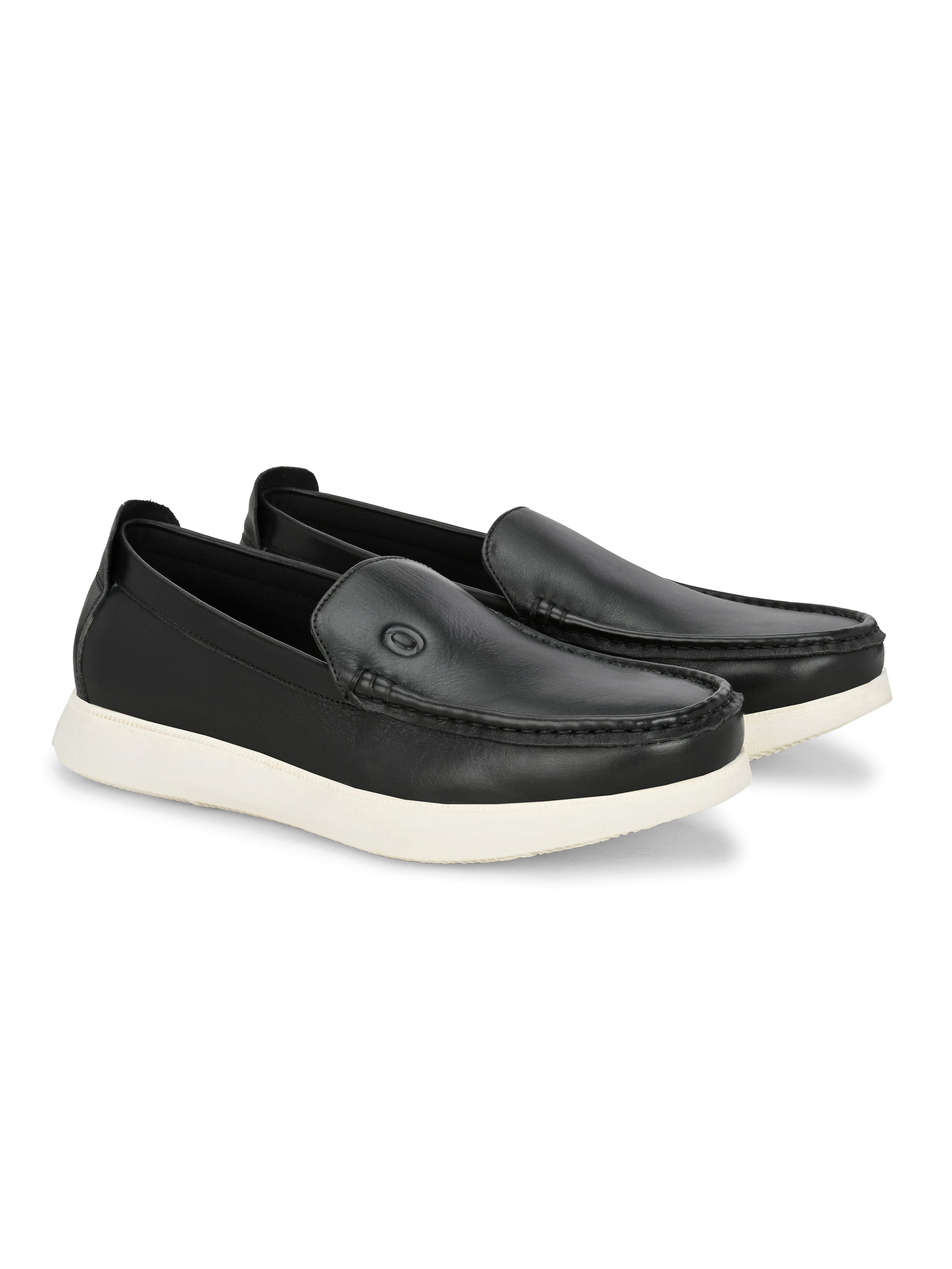 Egoss Gold Slip-On Sneakers For Men