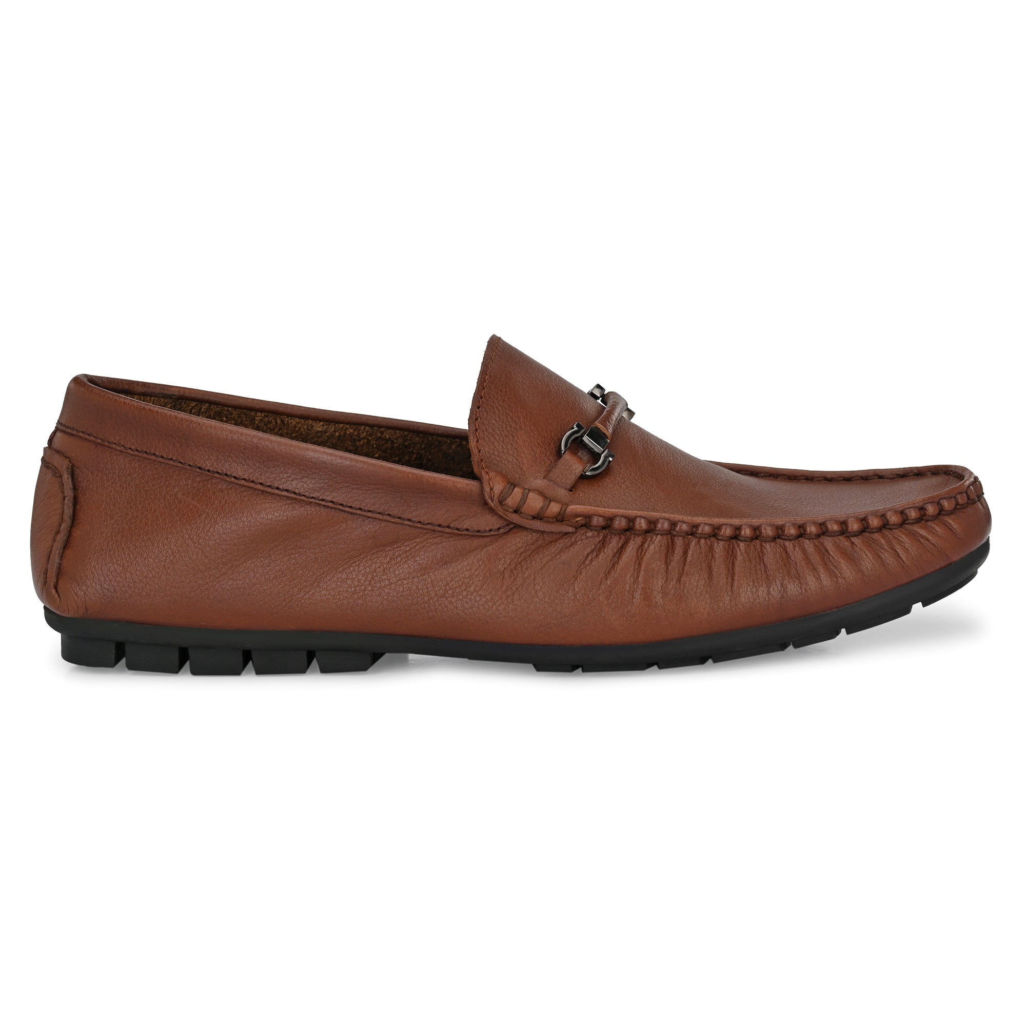 Egoss Leather Casual Slip on Shoes Loafers For Men