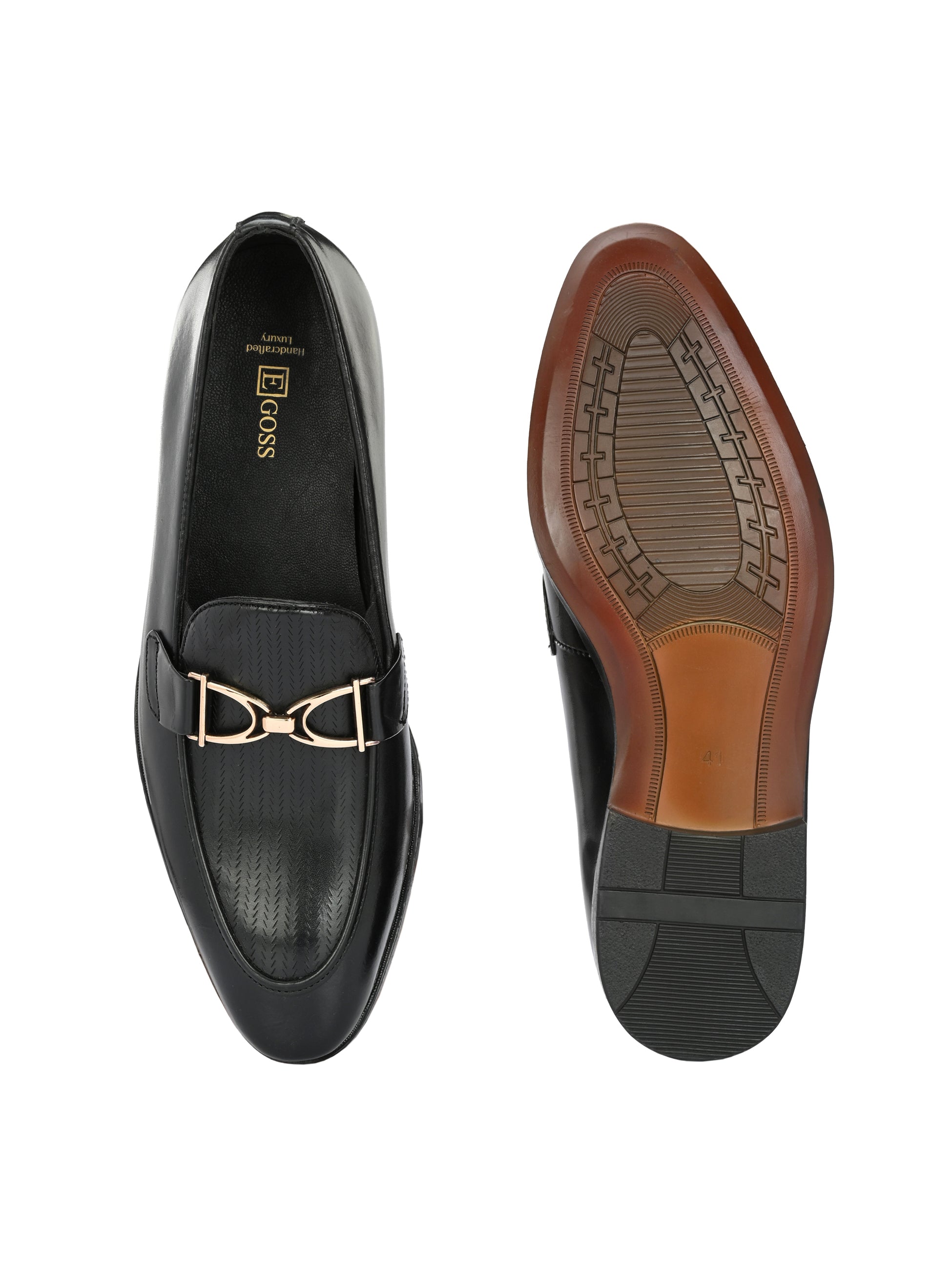 Egoss Formal Buckled Loafers For Men