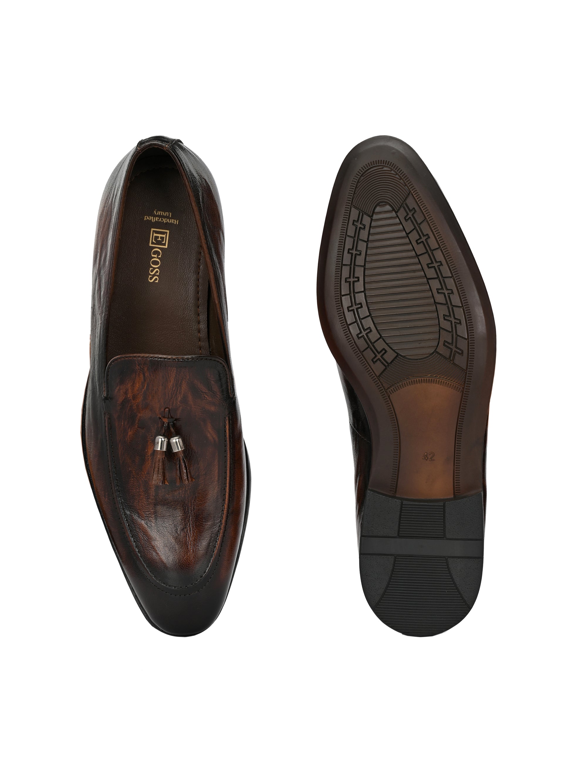 Rover Tassel Loafers by Aspeerio
