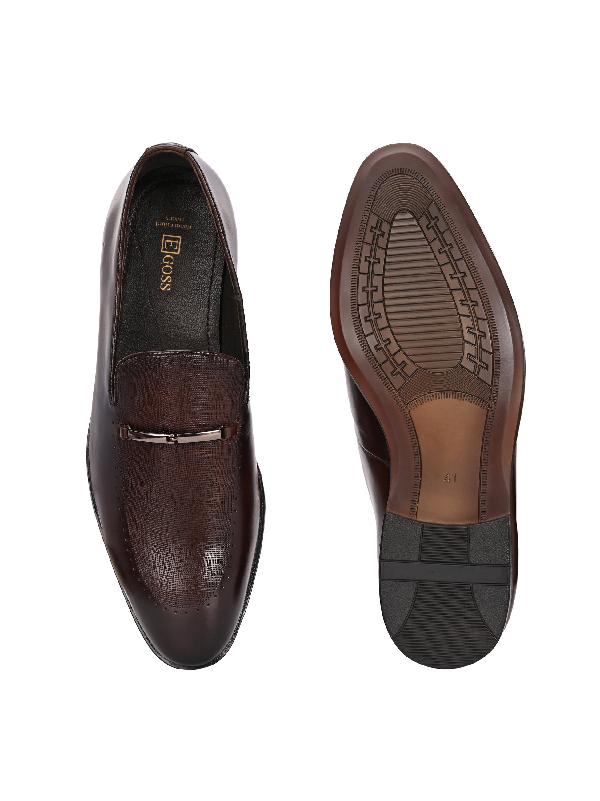 Egoss Formal Buckled Loafers For Men