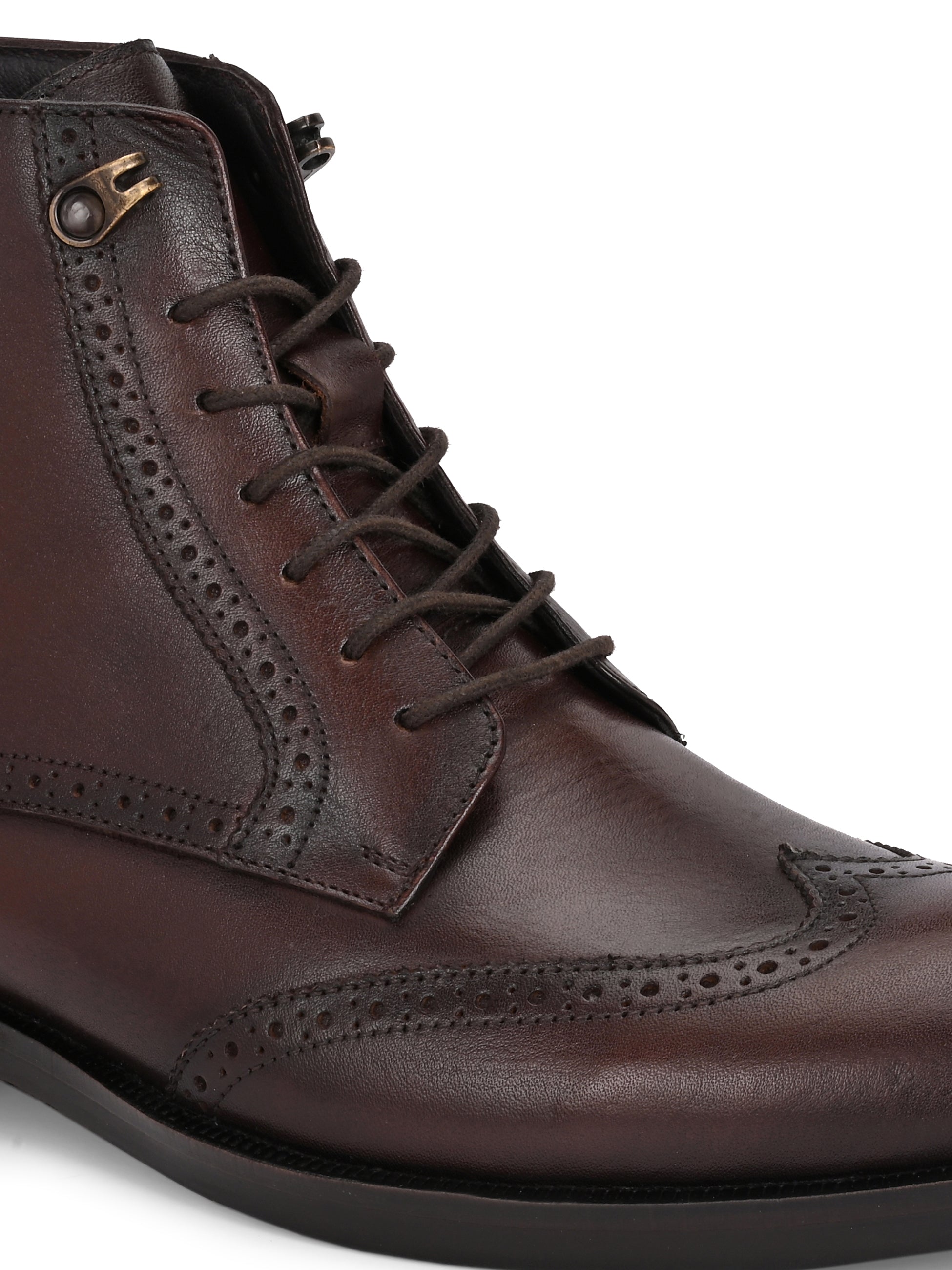 Mudtrail Lace-Up High Ankle Boots by Aspeerio
