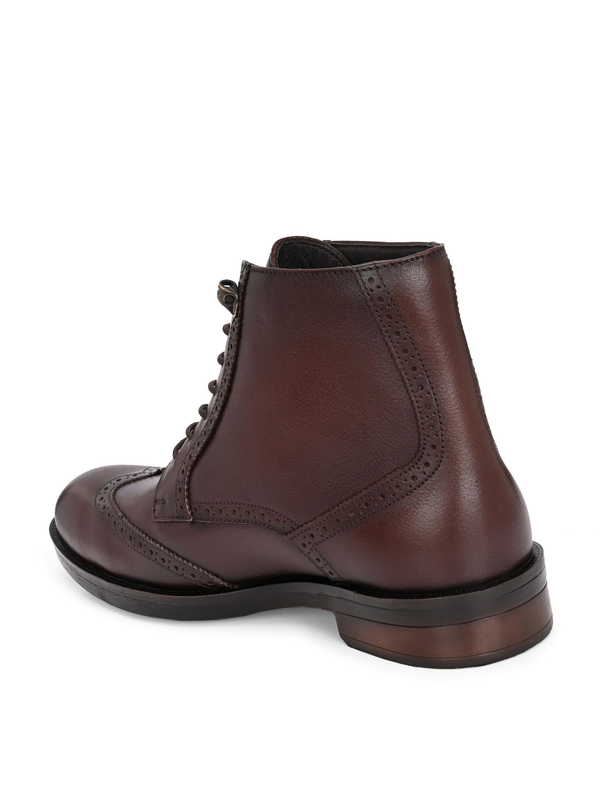 Mudtrail Lace-Up High Ankle Boots by Aspeerio