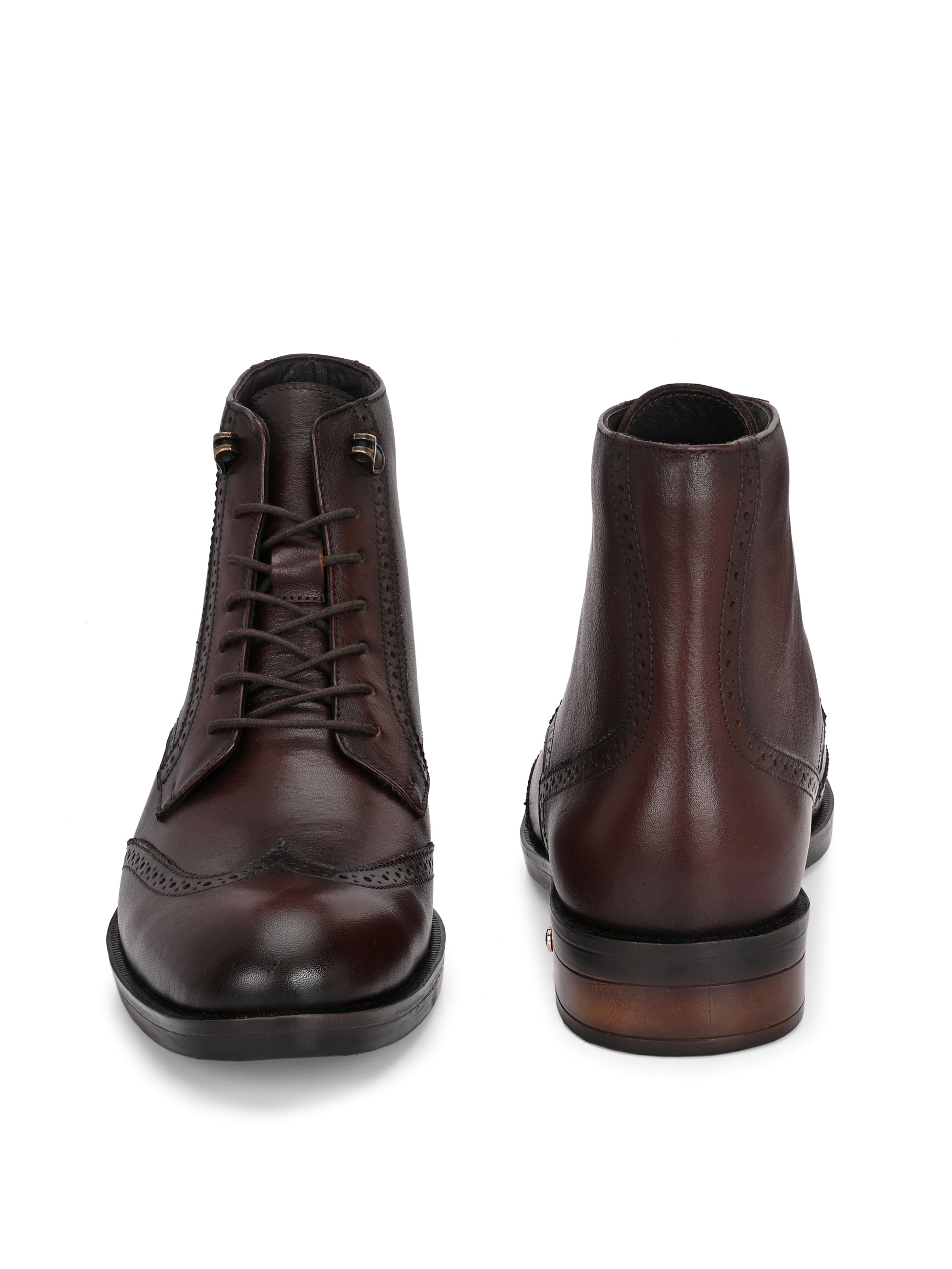 Mudtrail Lace-Up High Ankle Boots by Aspeerio