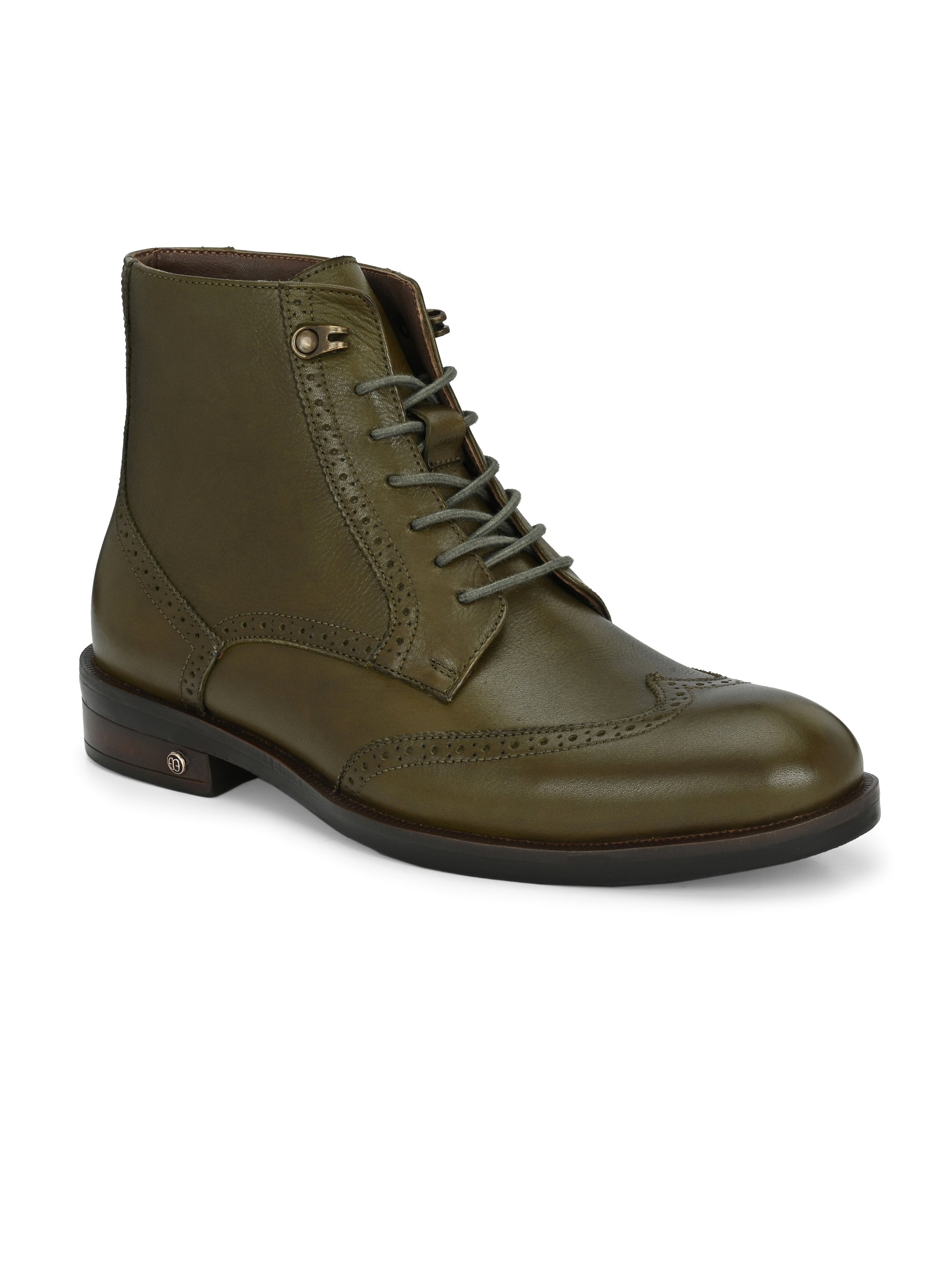 Mudtrail Lace-Up High Ankle Boots by Aspeerio