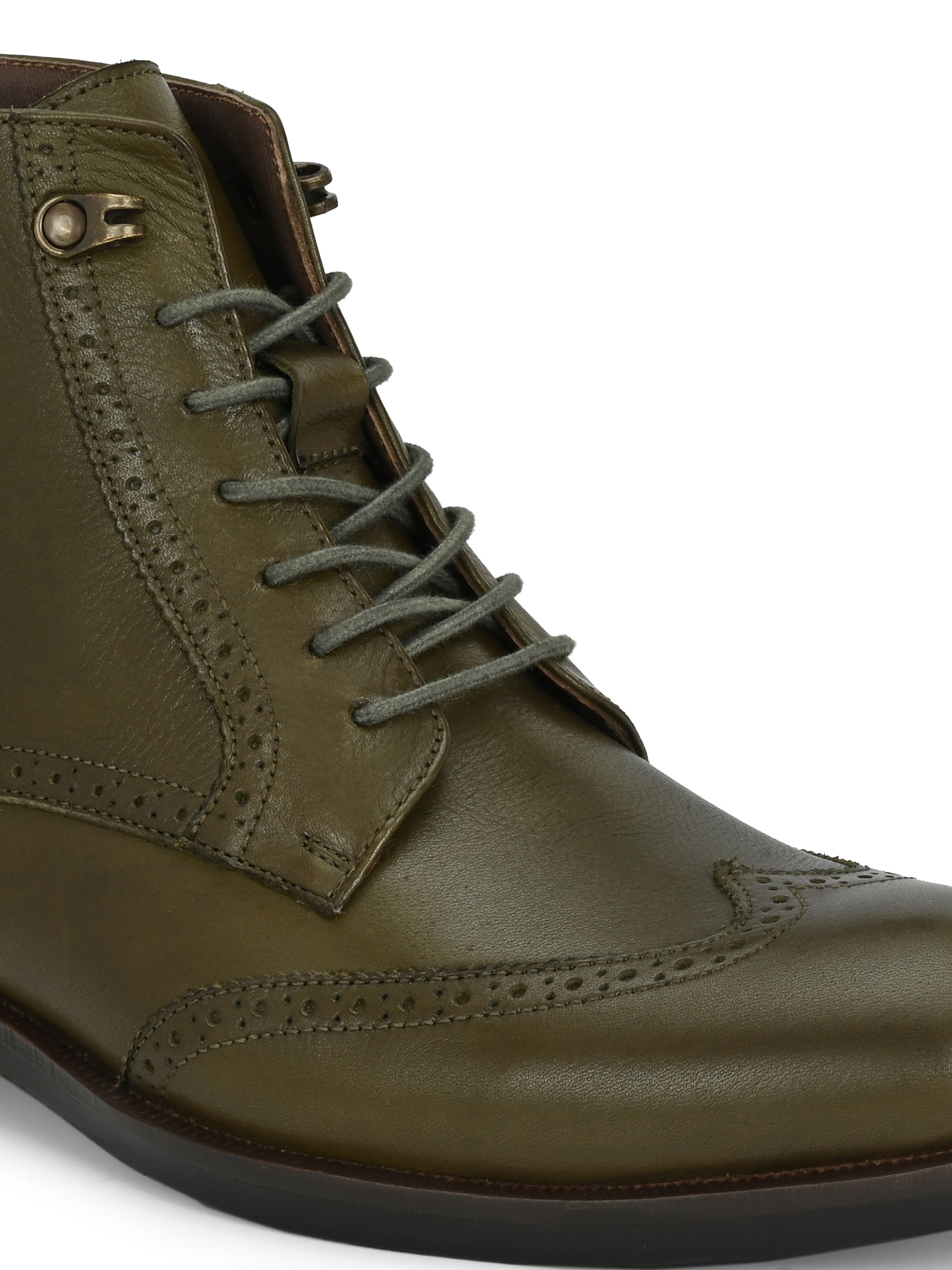 Mudtrail Lace-Up High Ankle Boots by Aspeerio
