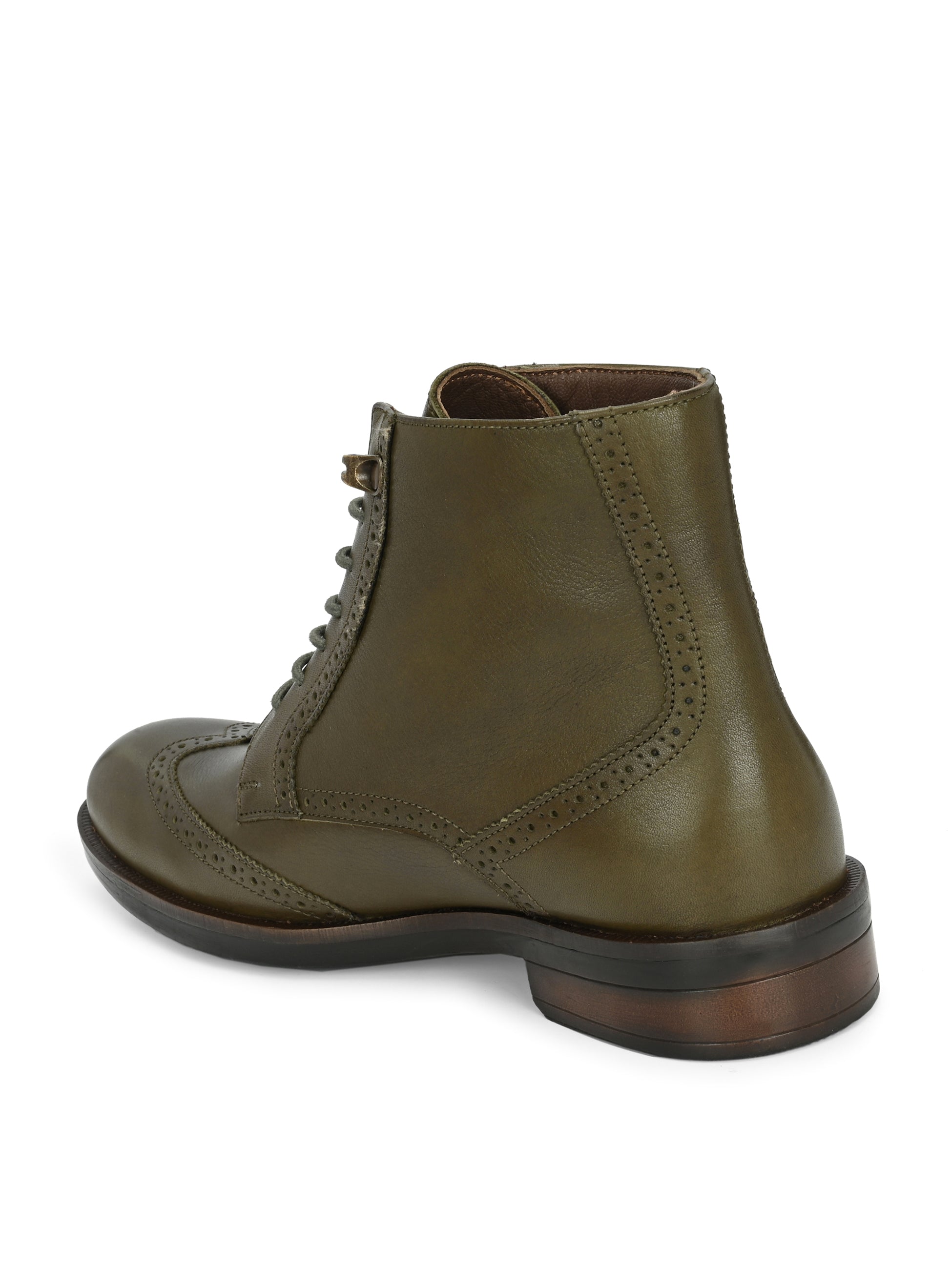 Mudtrail Lace-Up High Ankle Boots by Aspeerio
