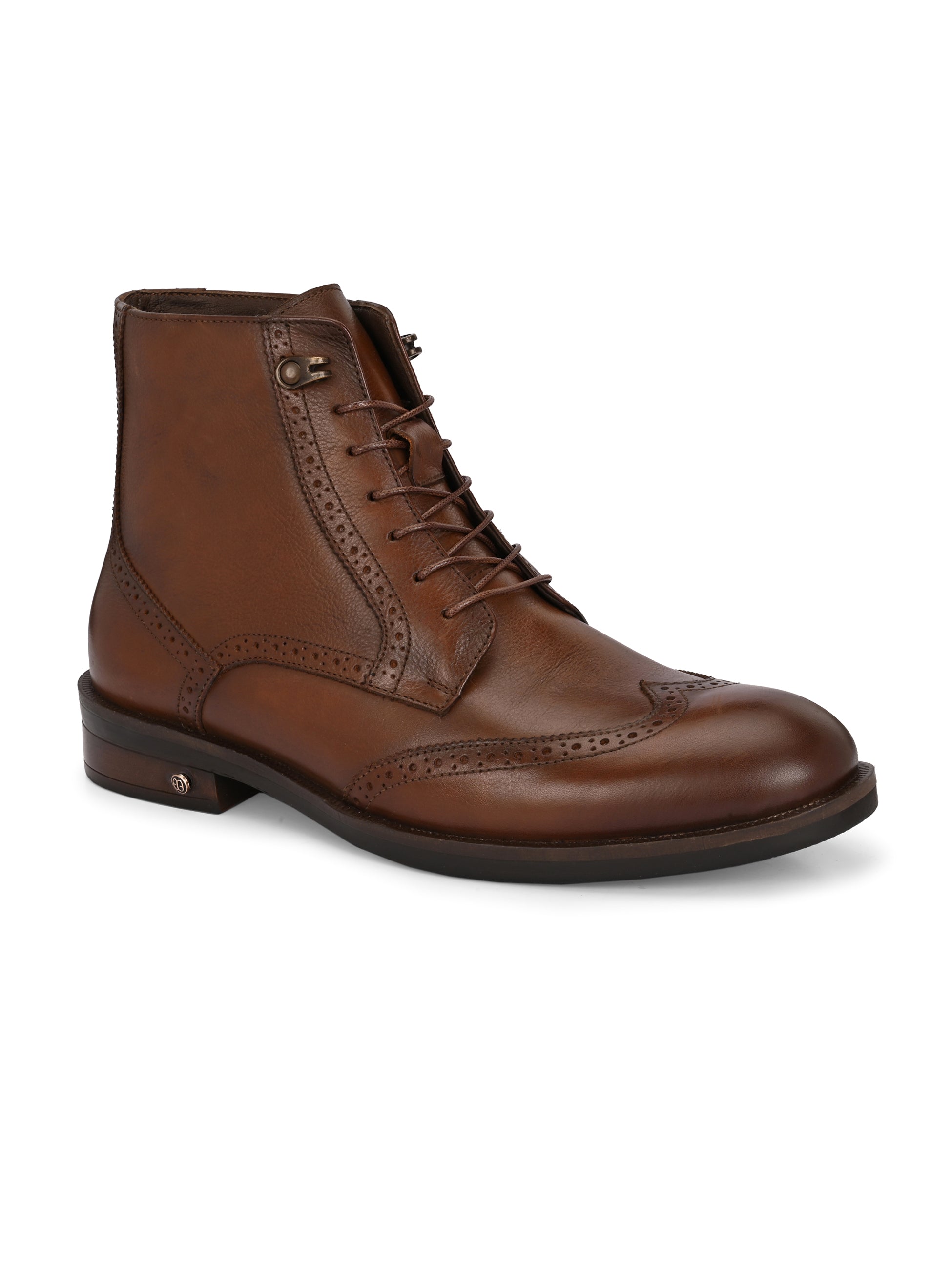 Mudtrail Lace-Up High Ankle Boots by Aspeerio