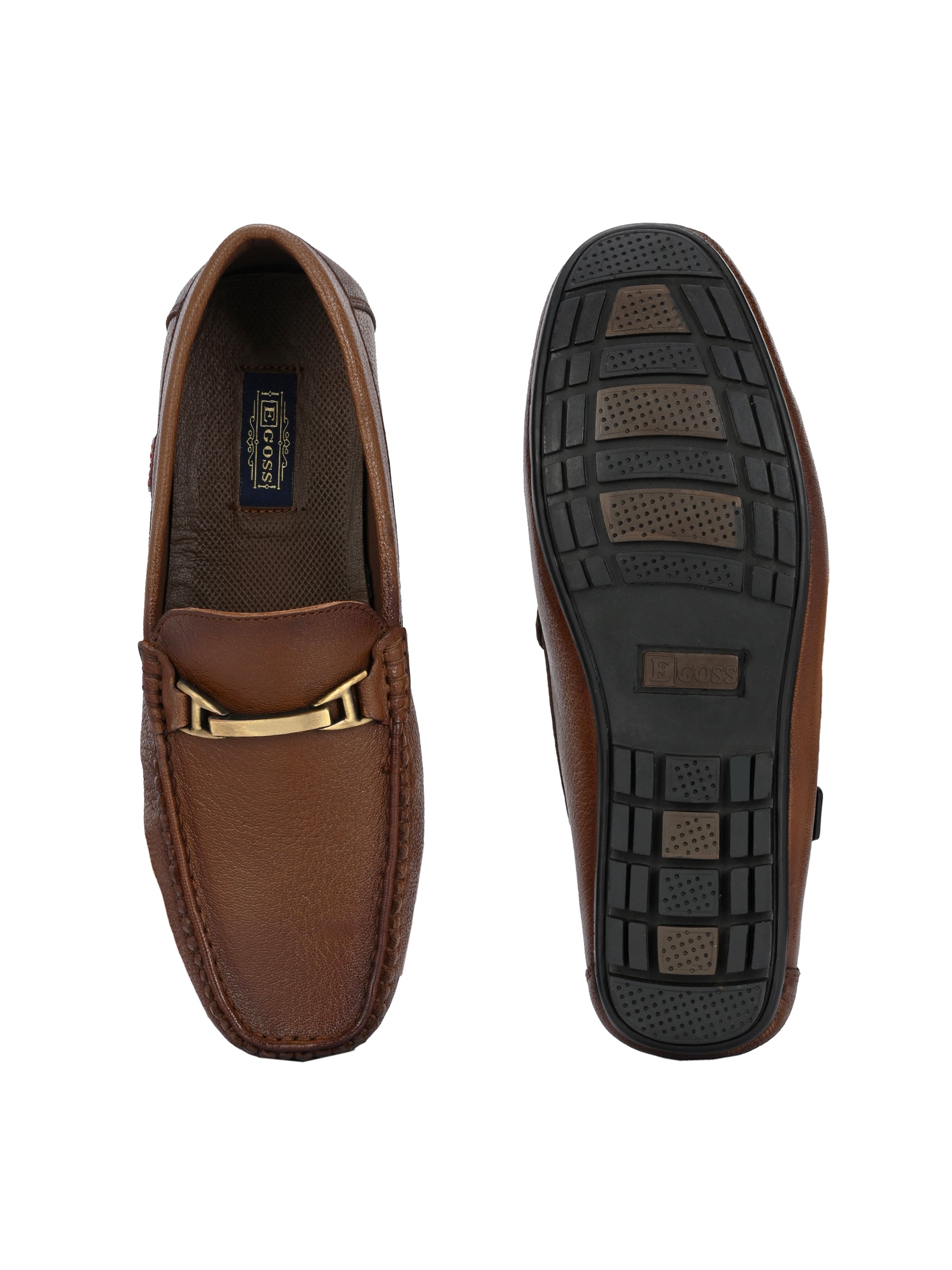 Egoss Casual Leather Loafers Shoes For Men