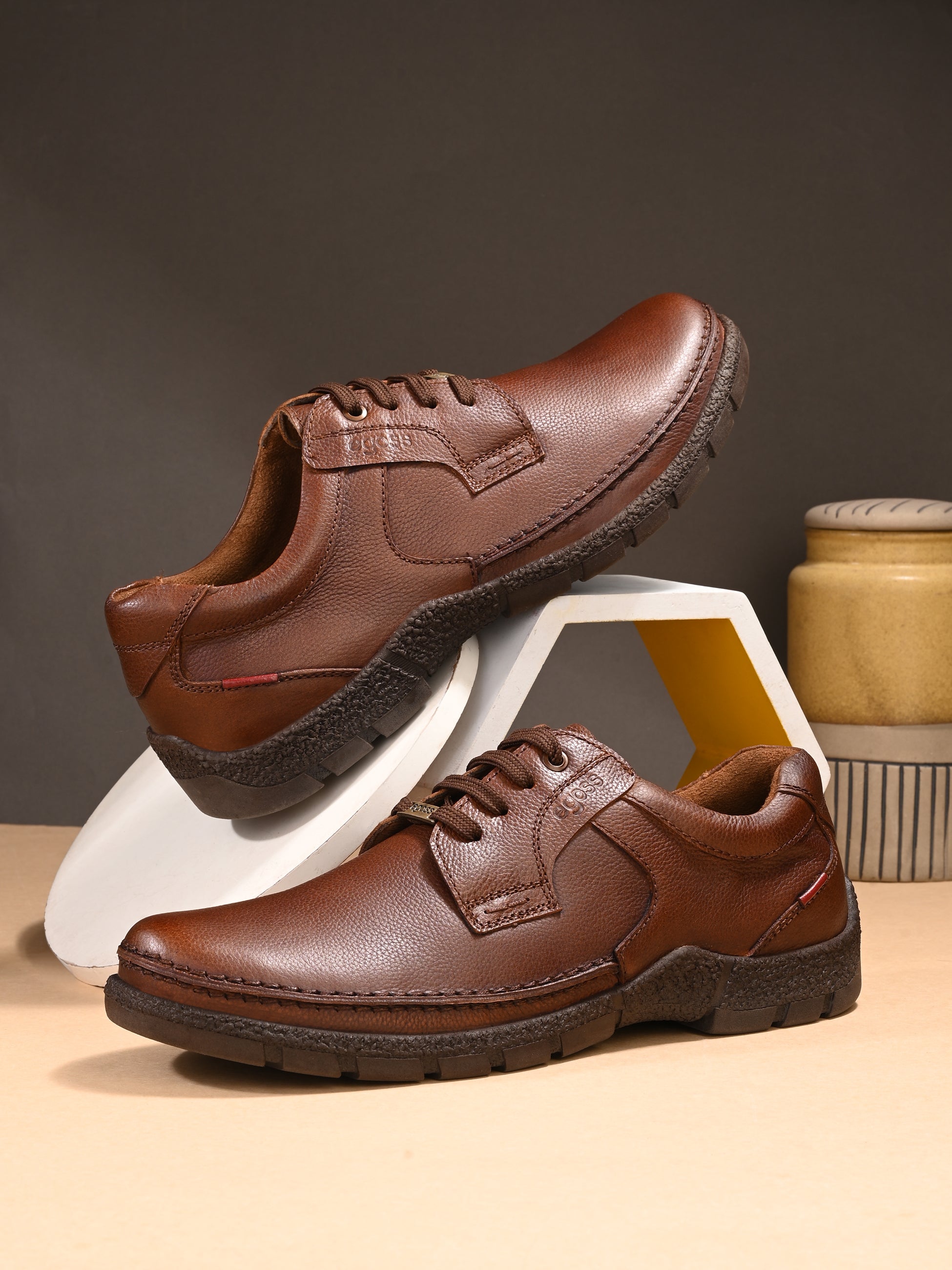 Mudtrail Lace-Up Shoes by Aspeerio