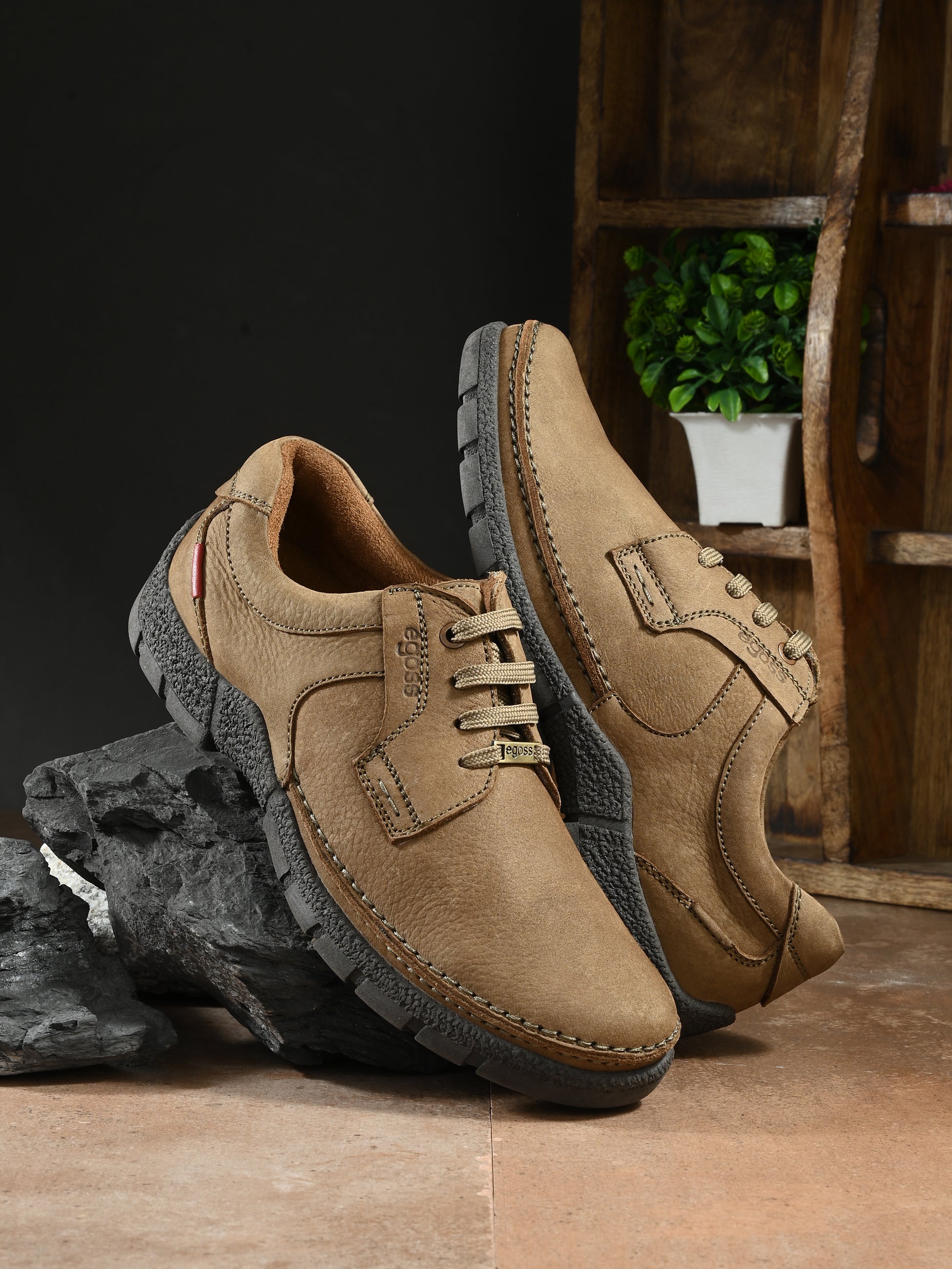 Mudtrail Lace-Up Shoes by Aspeerio