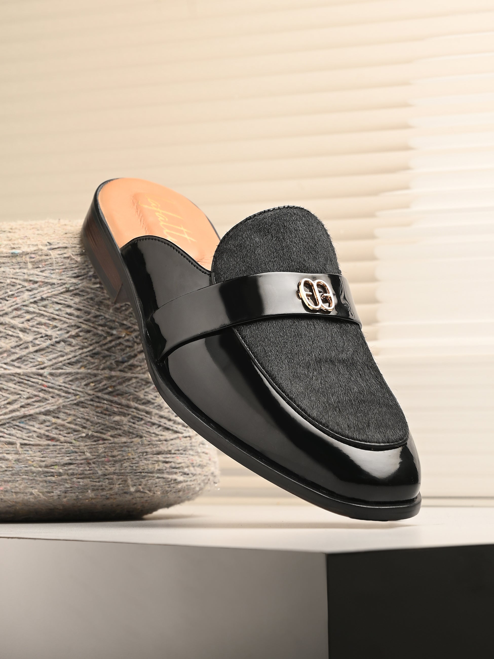 Stallion Slip-On Mules by Lafattio