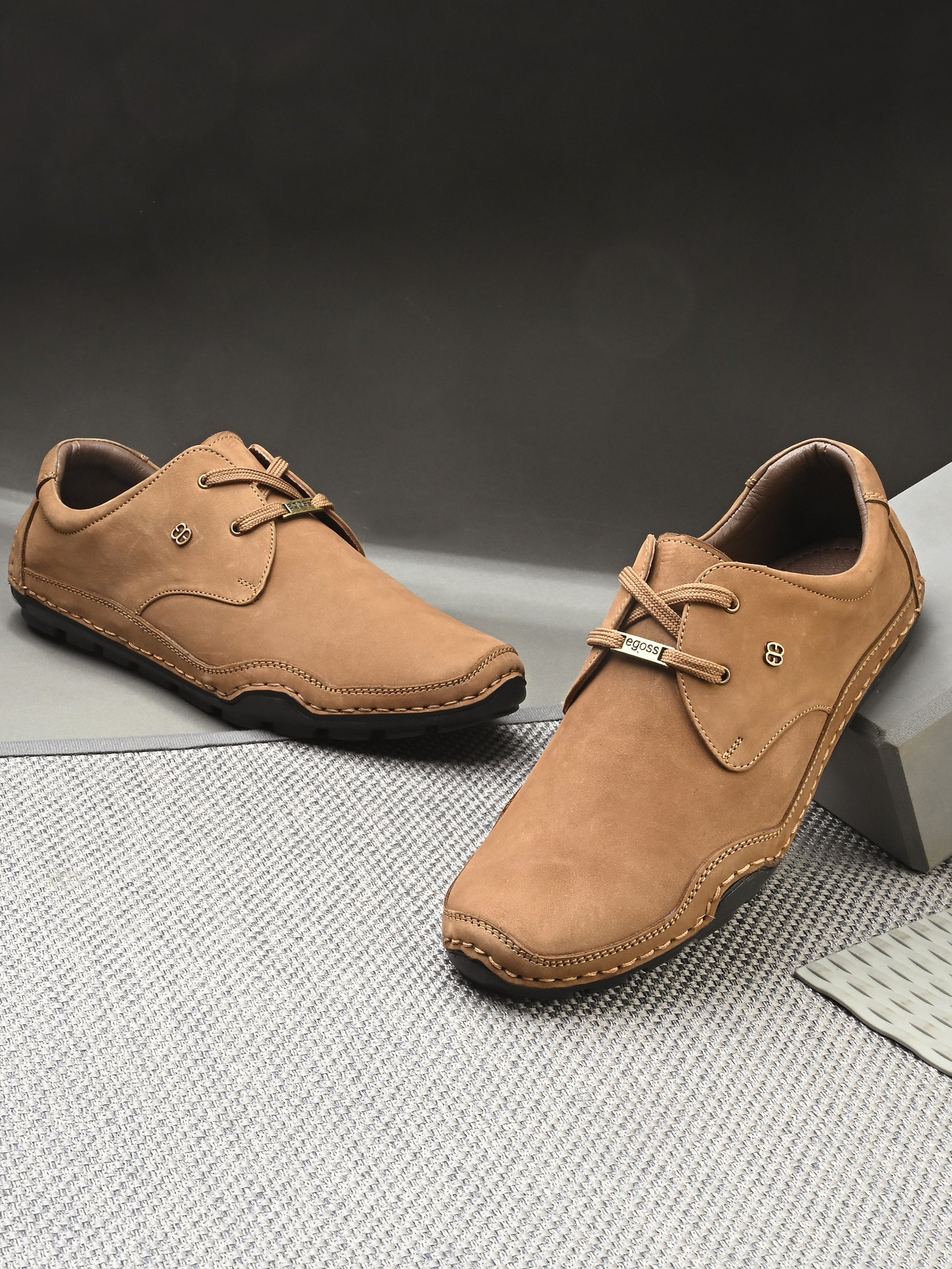 Egoss Men's Casual Leather Shoes