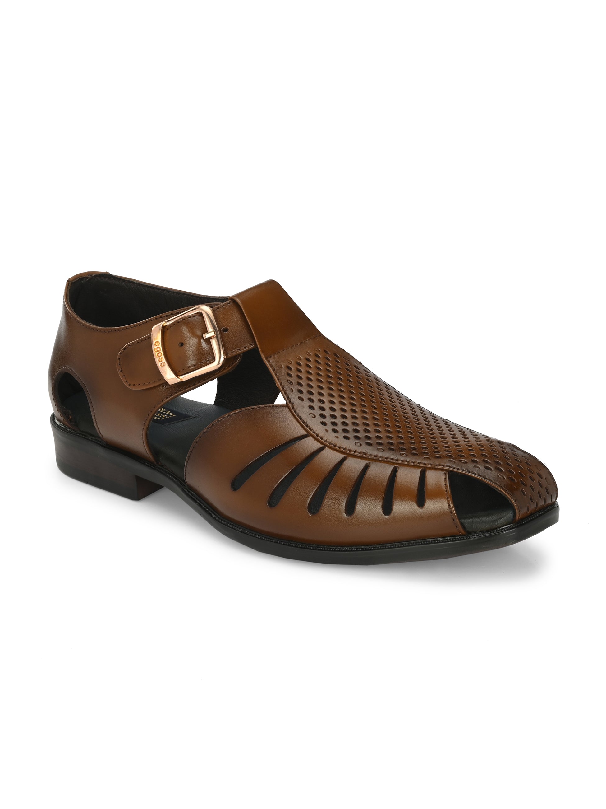 Egoss Gold Peshawari Sandals For Men