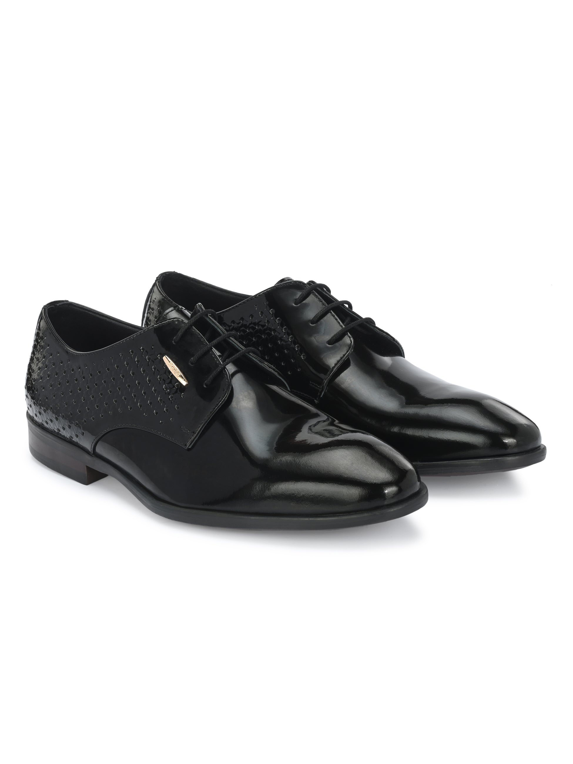 Egoss Platinum Lace Up Shoes For Men