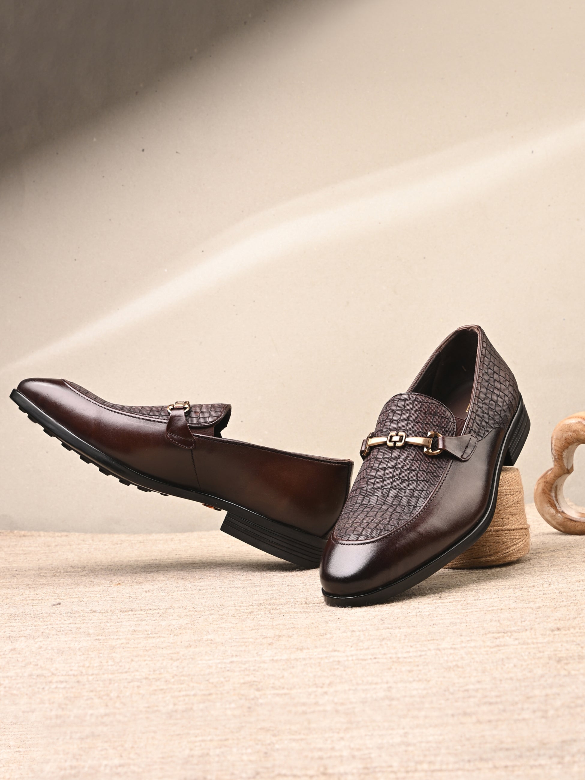 Titanium Party Loafers by Aspeerio