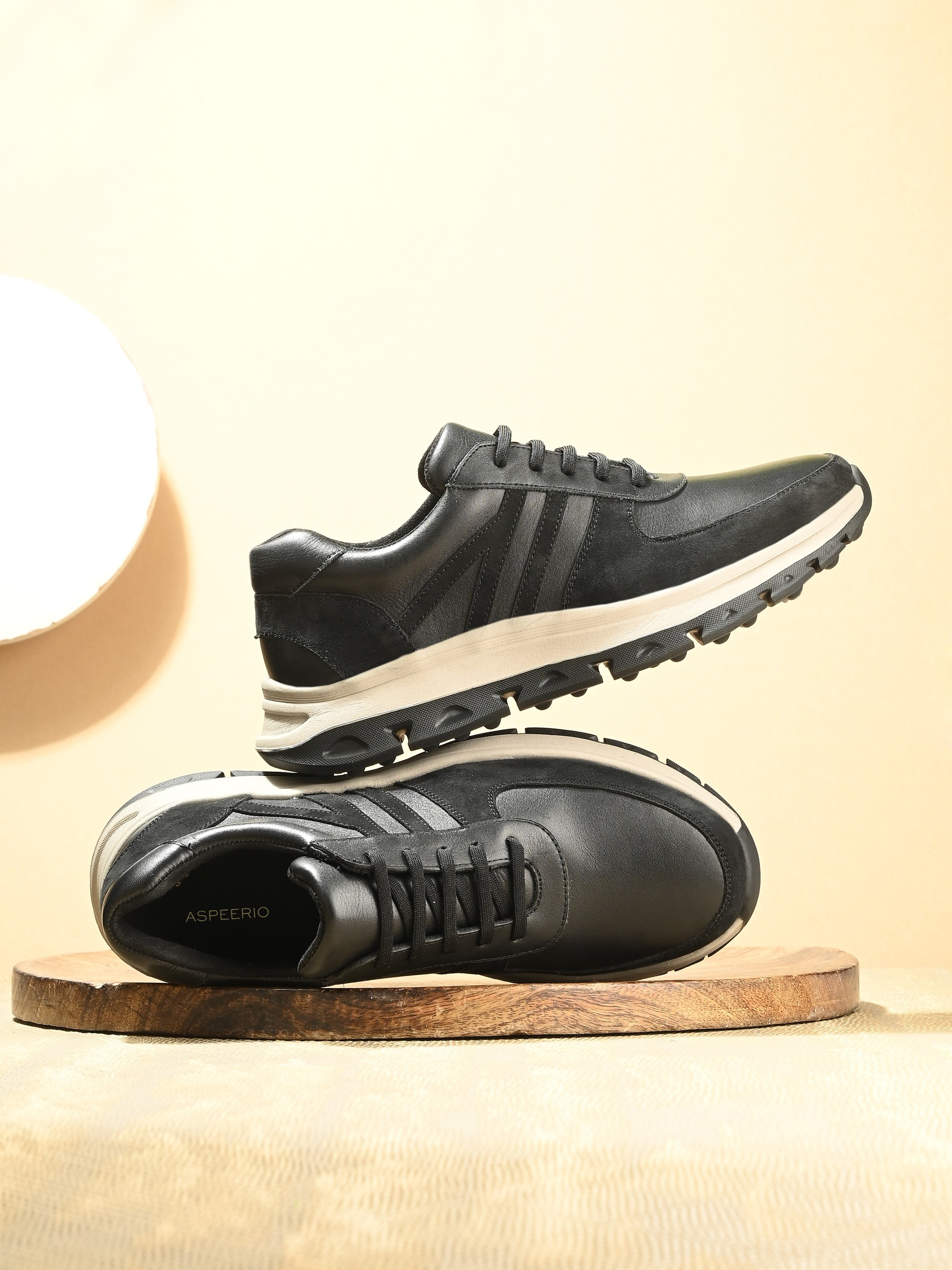 Drift Lace-Up Sneakers by Aspeerio