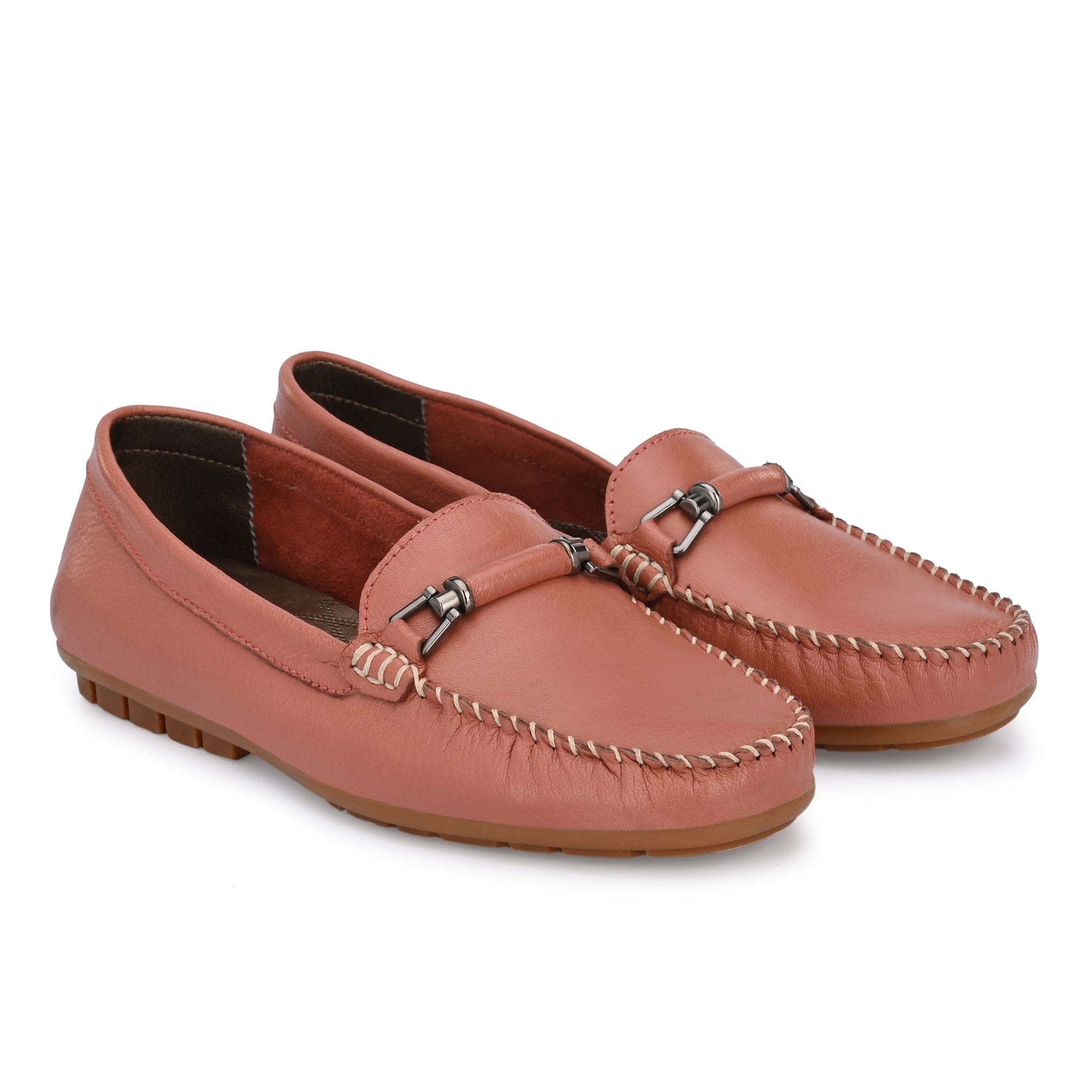 Matching buckled Casual Loafers For Women by Lady Boss egoss-shoes