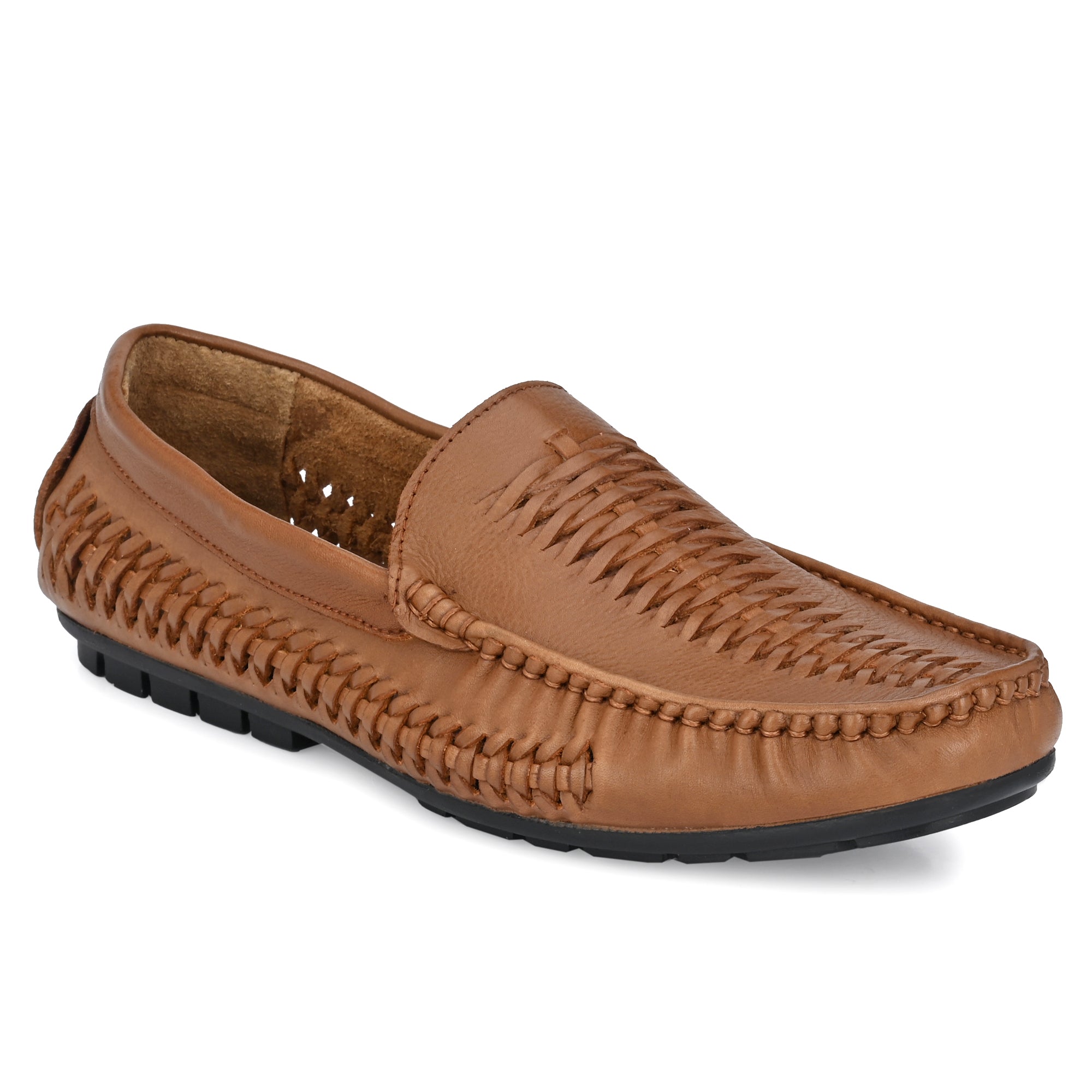 Egoss Casual Leather Slip-on Shoes Loafers For Men