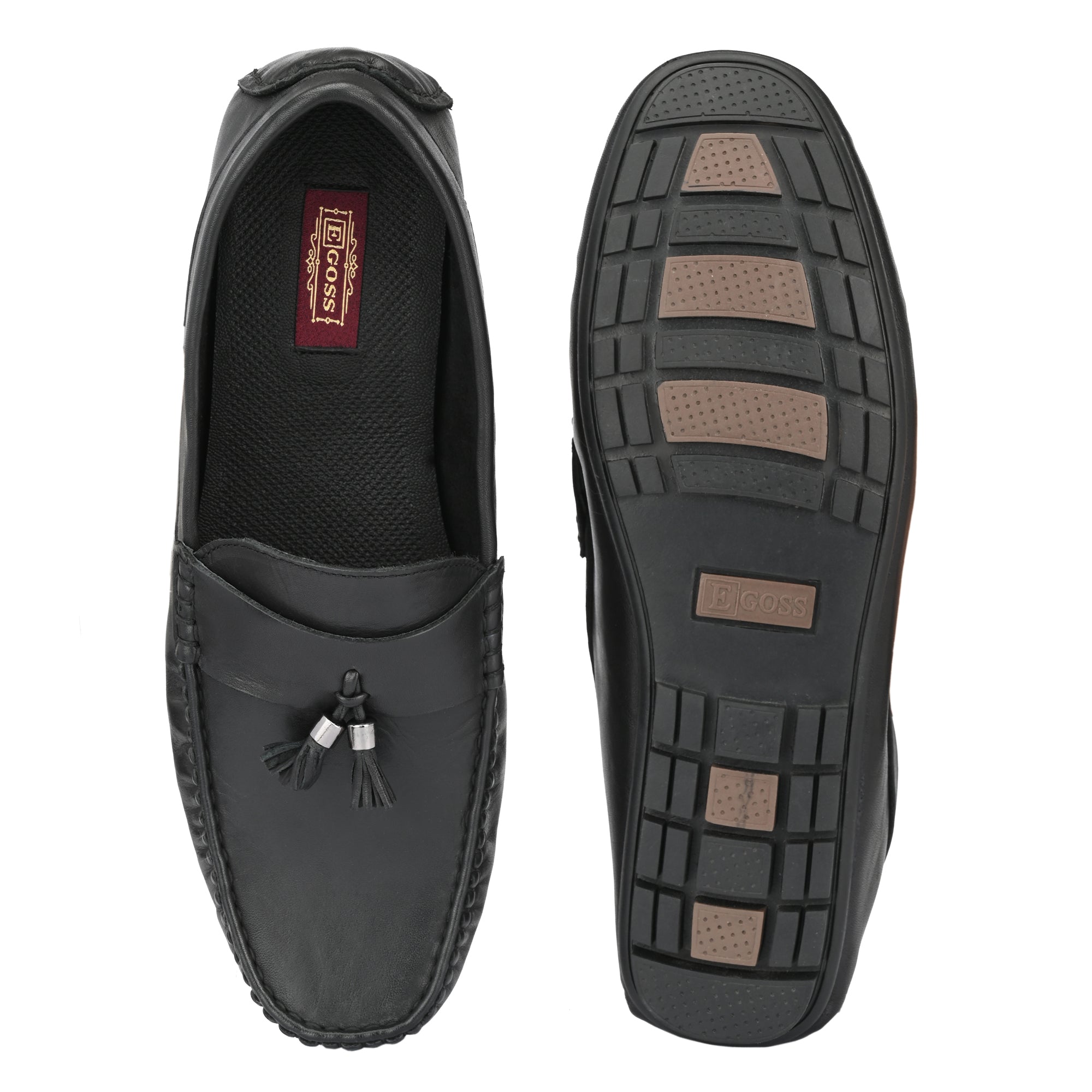 Egoss Casual Leather Slipon Loafers For Men