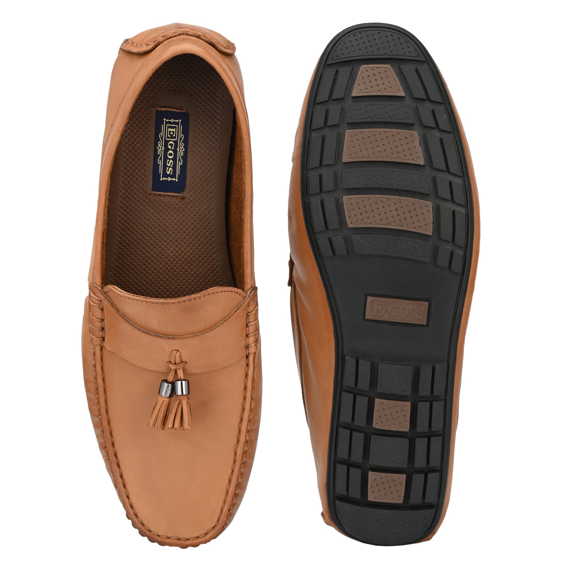 Egoss Casual Leather Slipon Loafers For Men