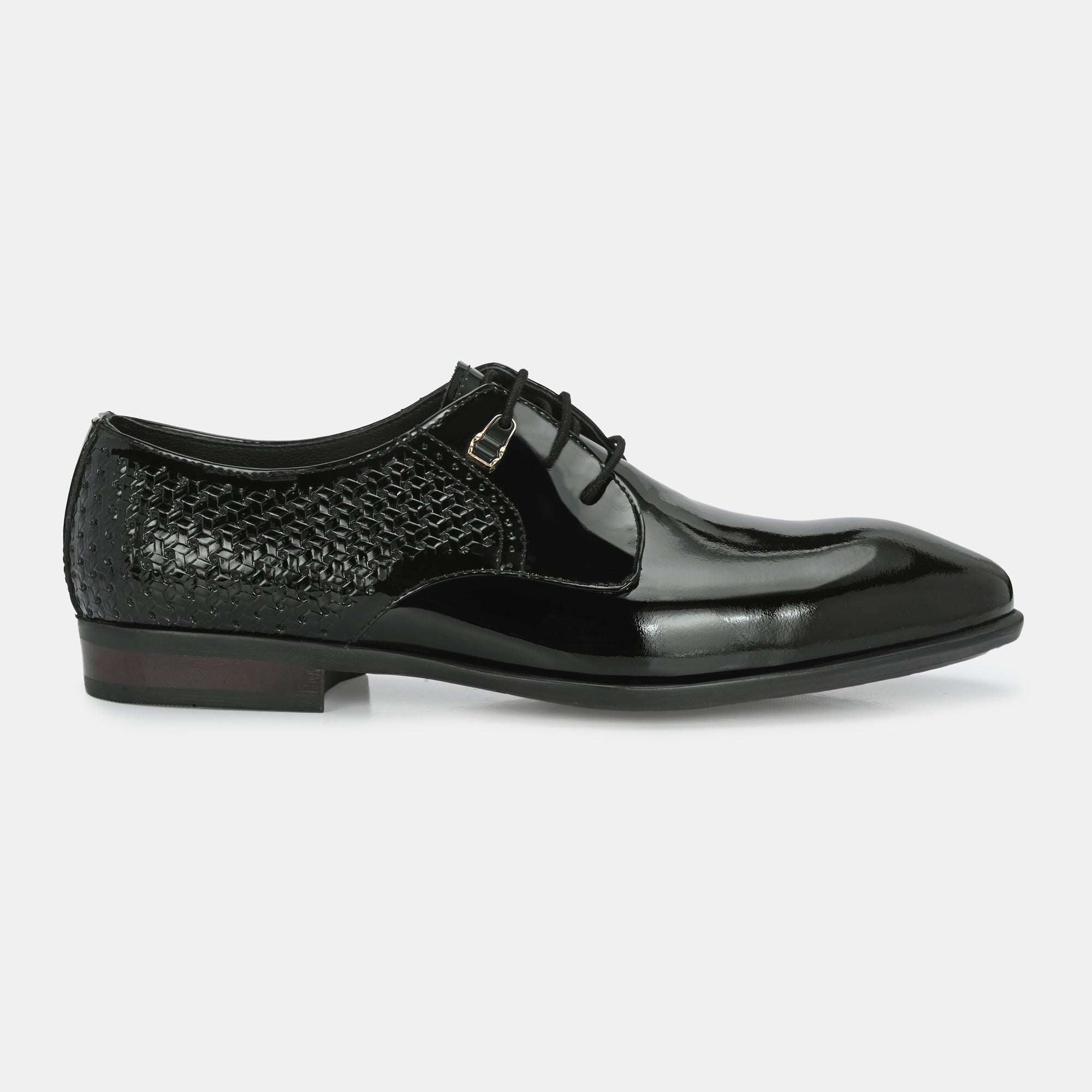 Buy Imperio Men Black Solid Patent Leather Formal Slip-On Shoes Online