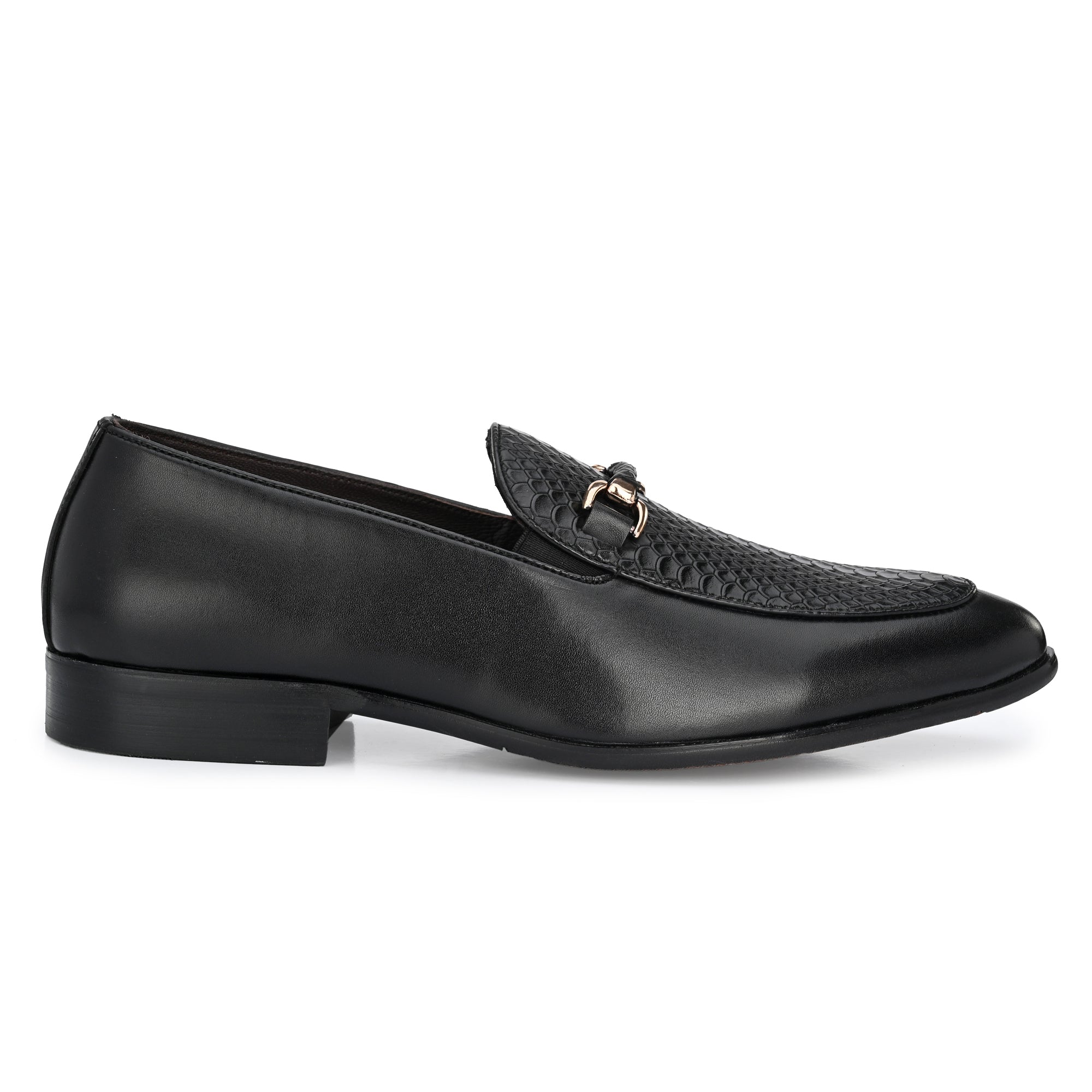 Egoss Imprinted Buckled Loafers For Men