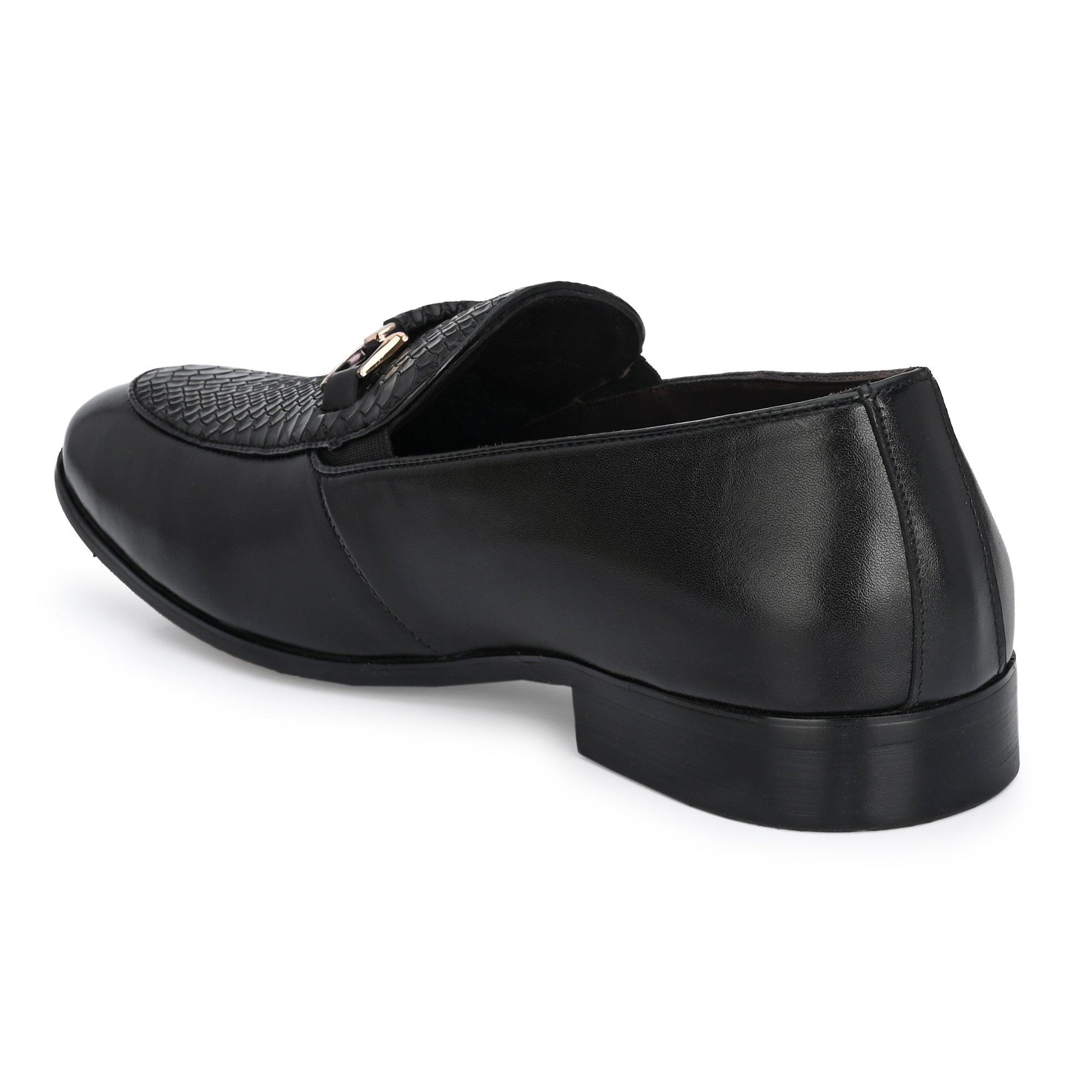 Egoss Imprinted Buckled Loafers For Men