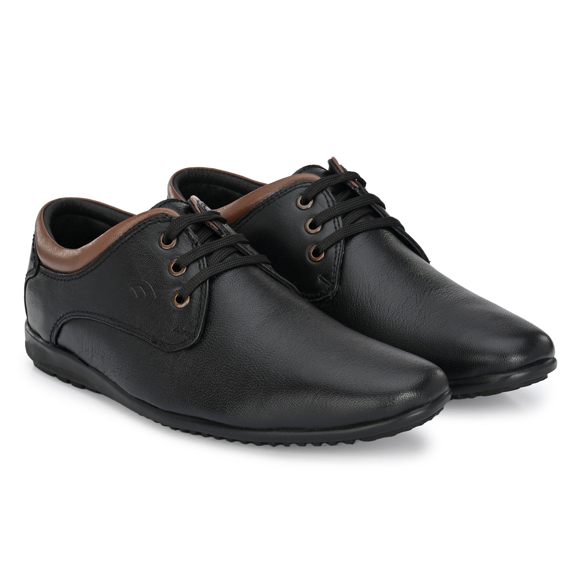 Egoss Casual Leather Derby Lace Up For Men