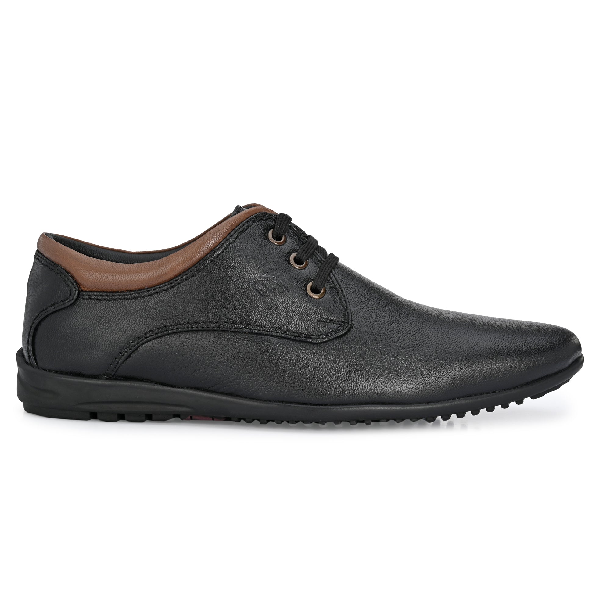 Egoss Casual Leather Derby Lace Up For Men