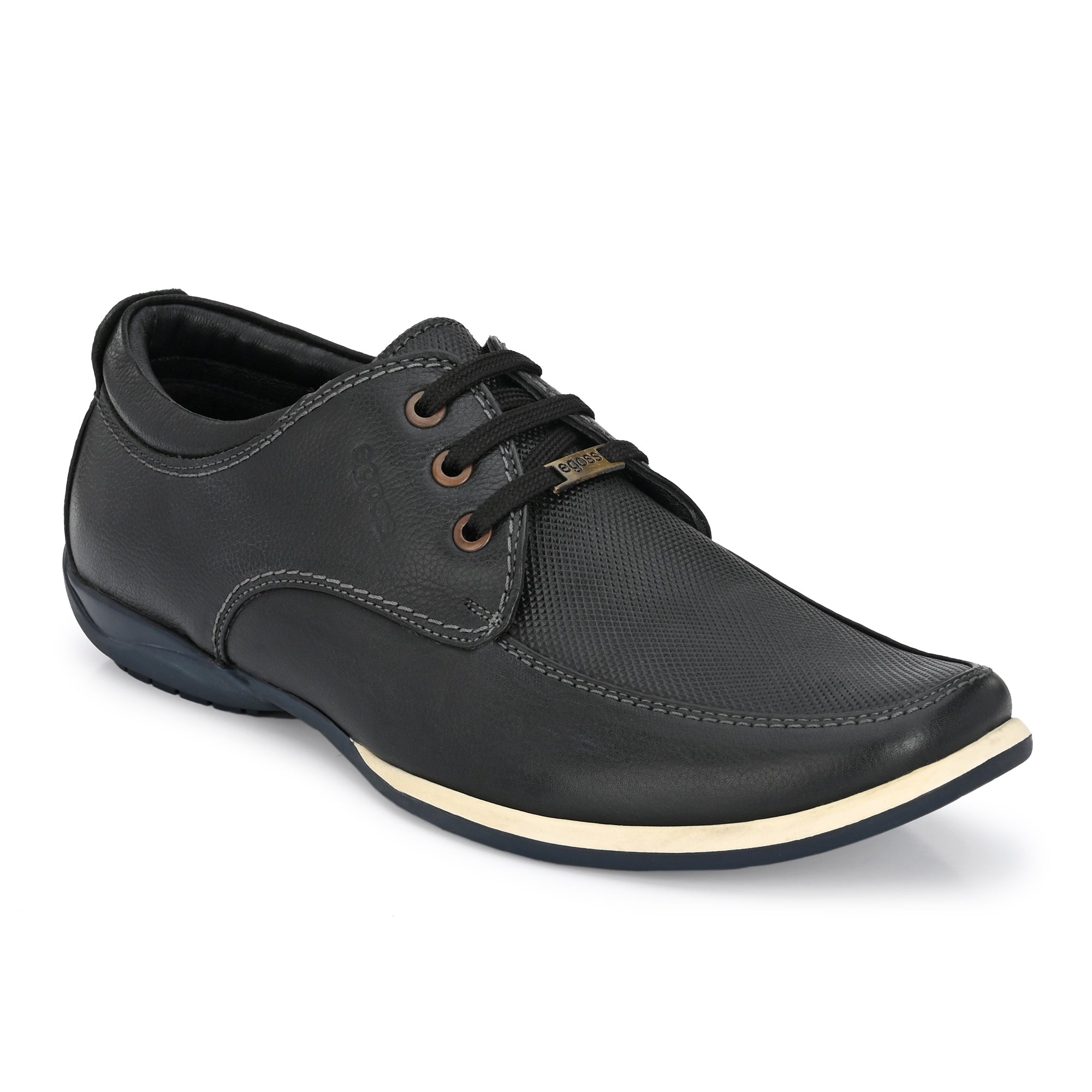 Egoss Casual Leather  Lace Up For Men