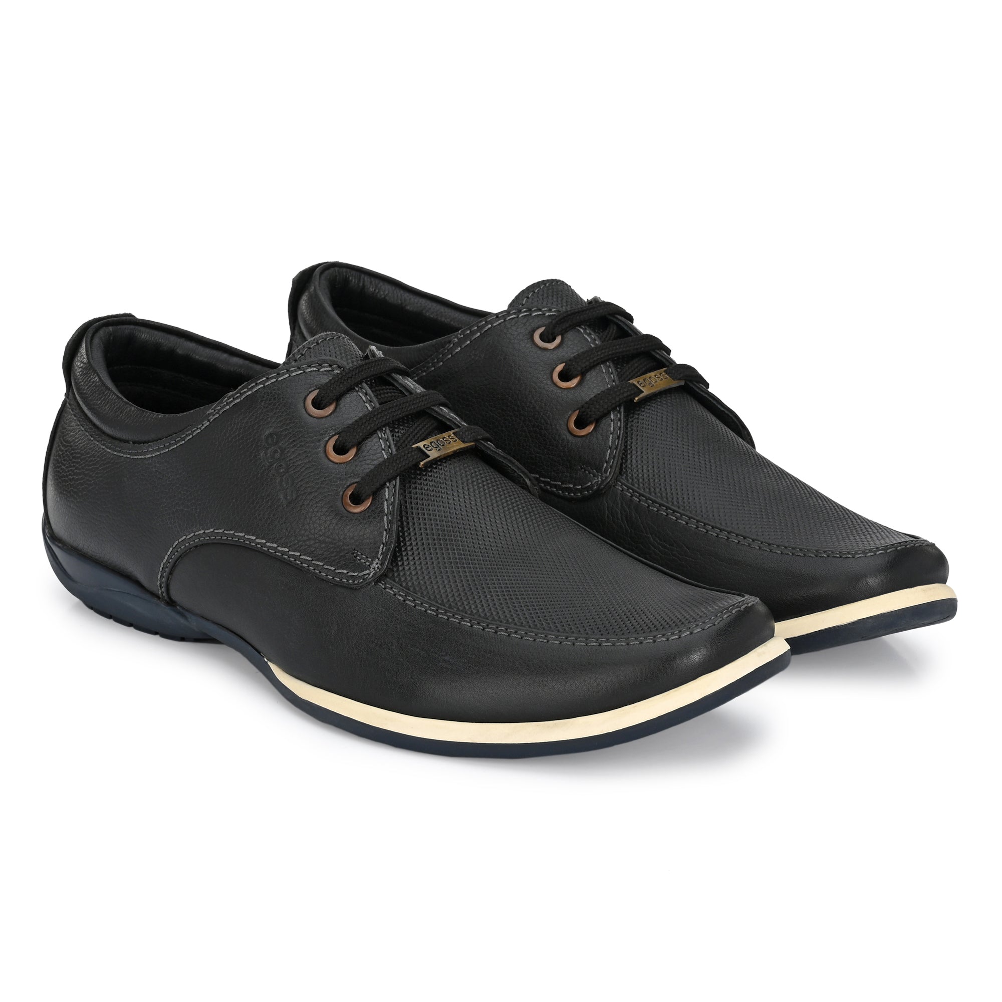 Egoss Casual Leather  Lace Up For Men