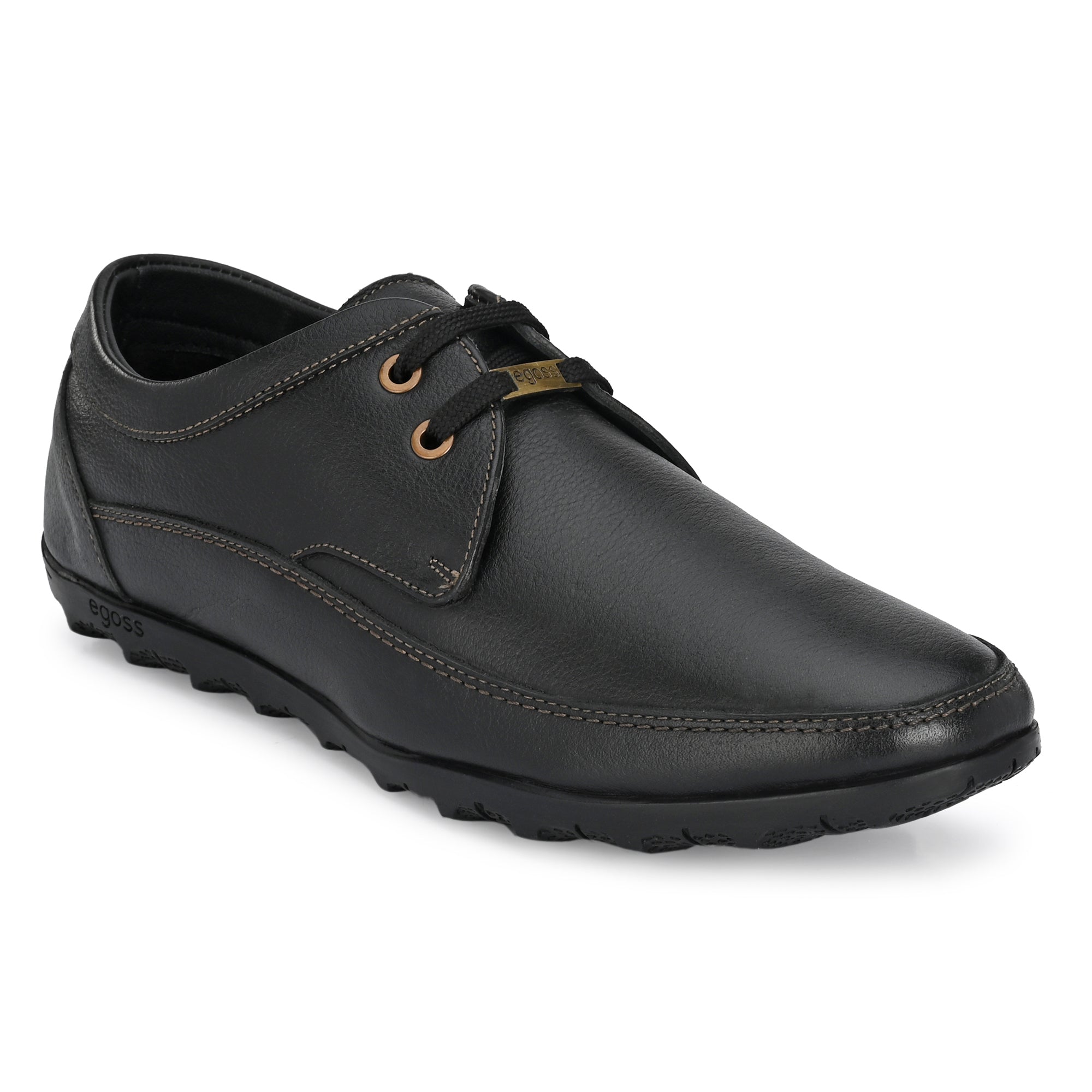 Egoss Casual Lace up Premium Leather Shoes For Men