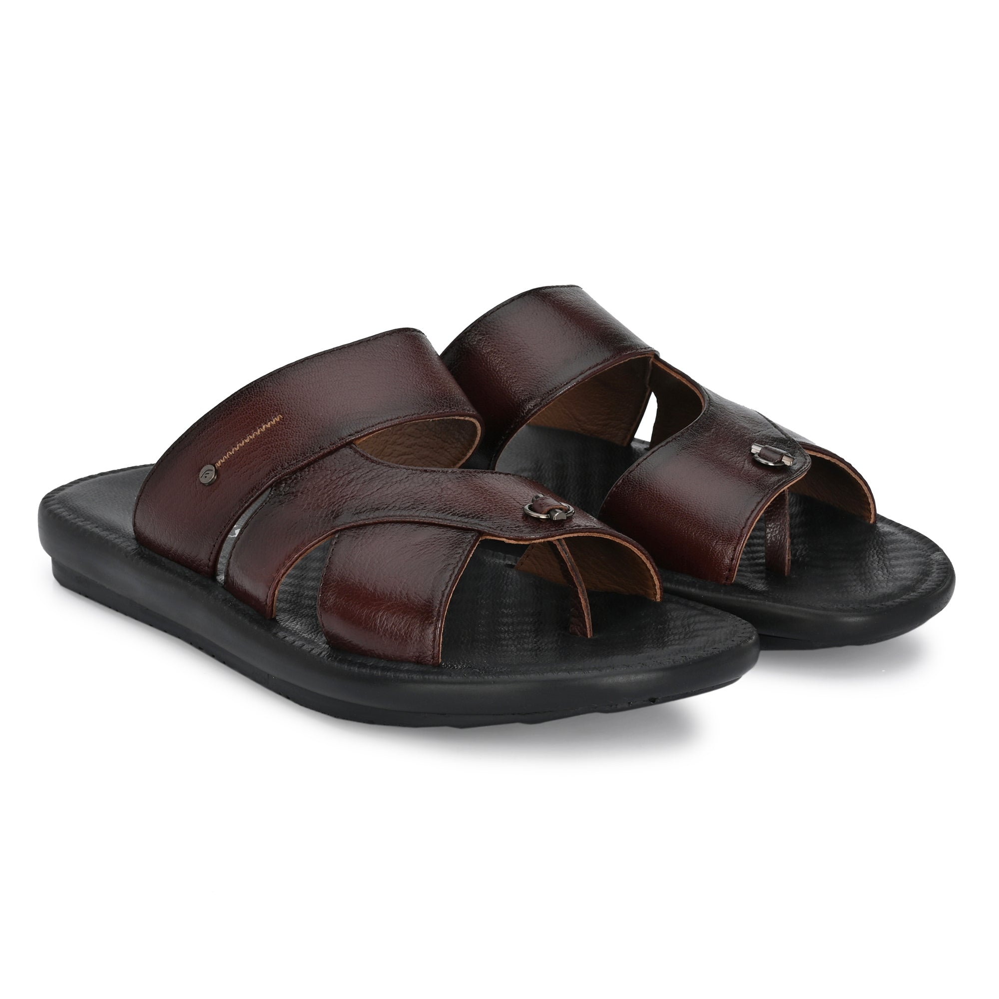 Men's Leather Formal Slippers By  Egoss