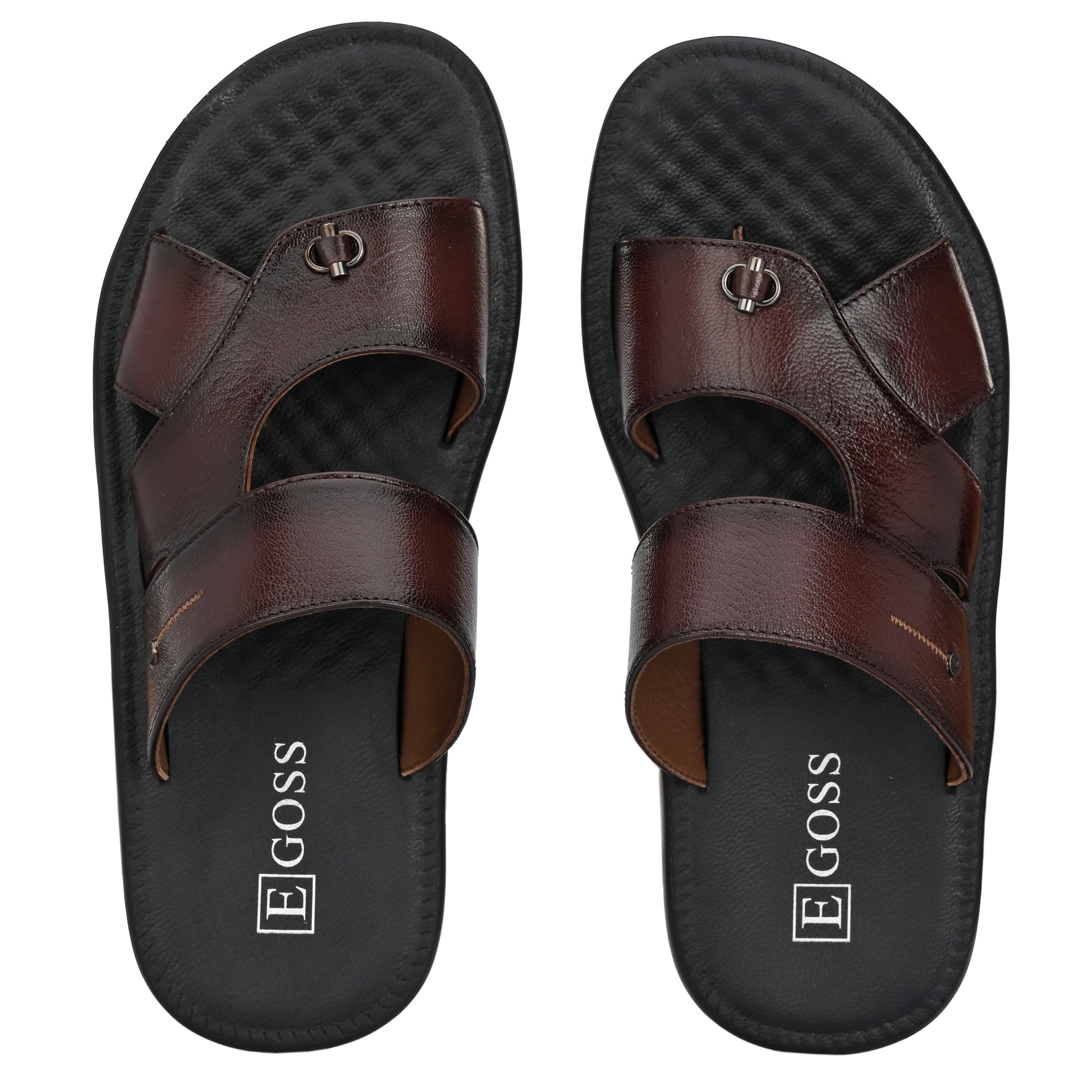 Men's Leather Formal Slippers By  Egoss