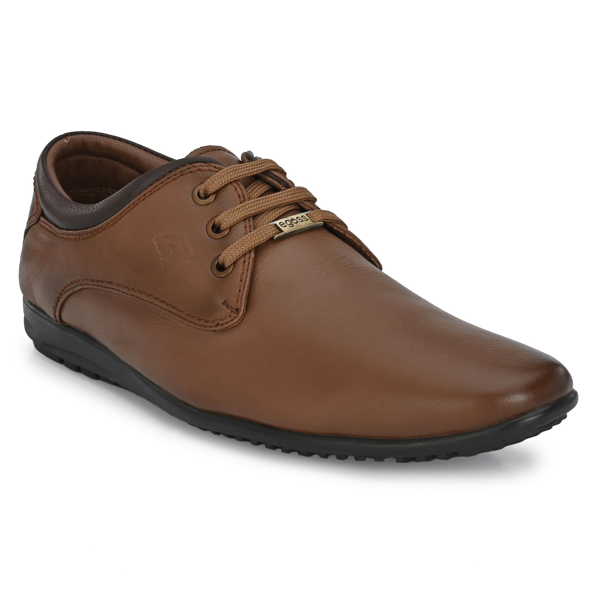 Egoss Casual Leather Derby Lace Up For Men