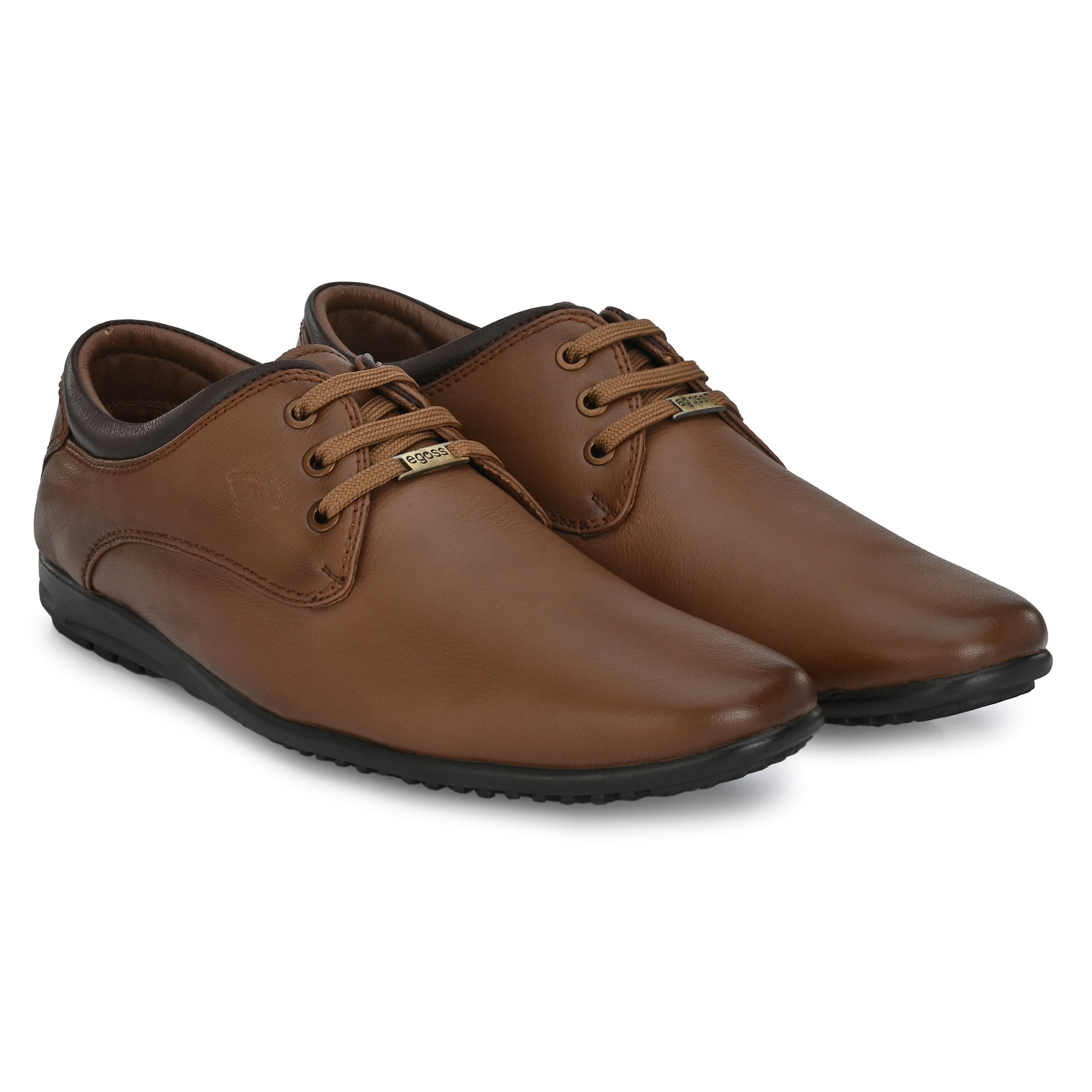Egoss Casual Leather Derby Lace Up For Men