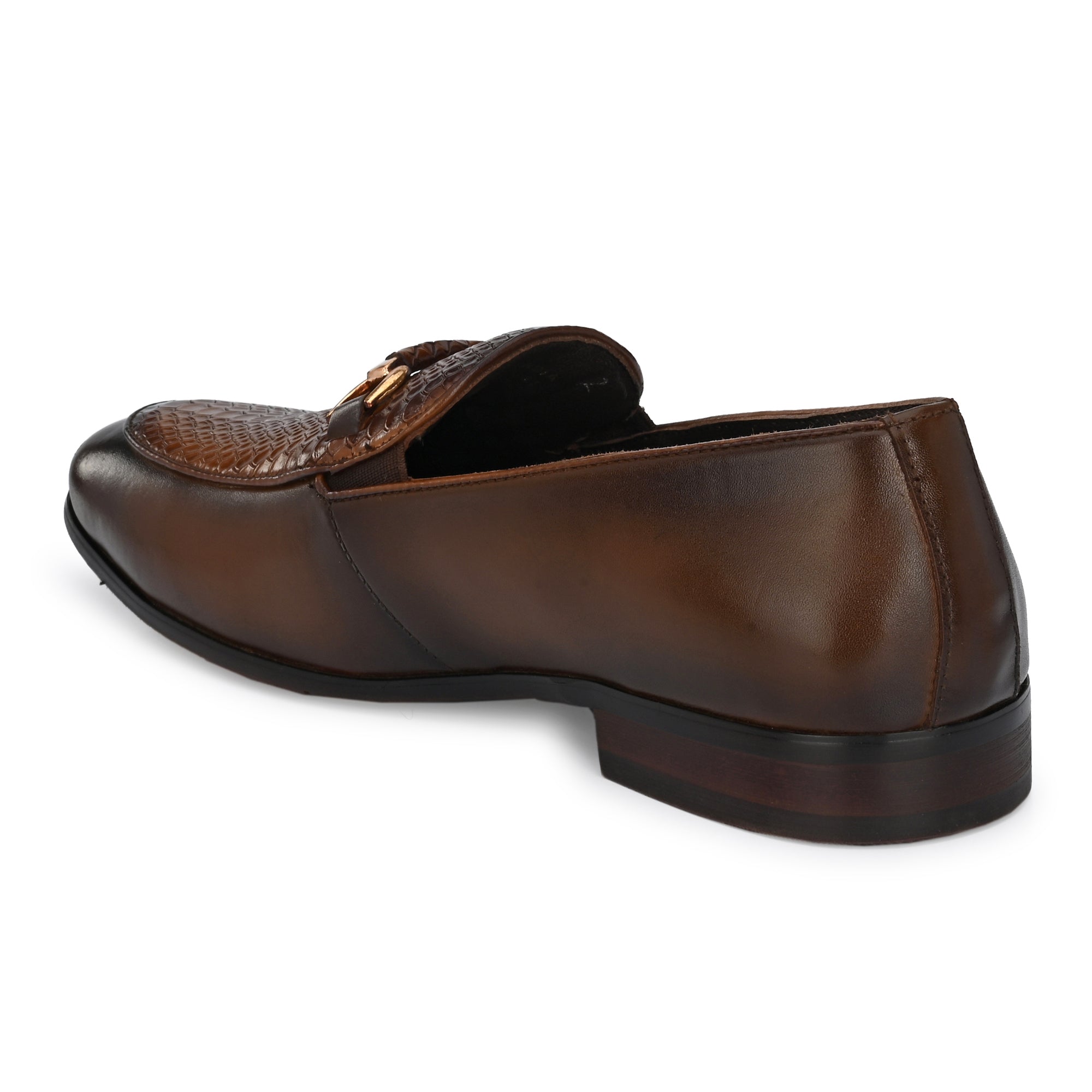 Egoss Imprinted Buckled Loafers For Men